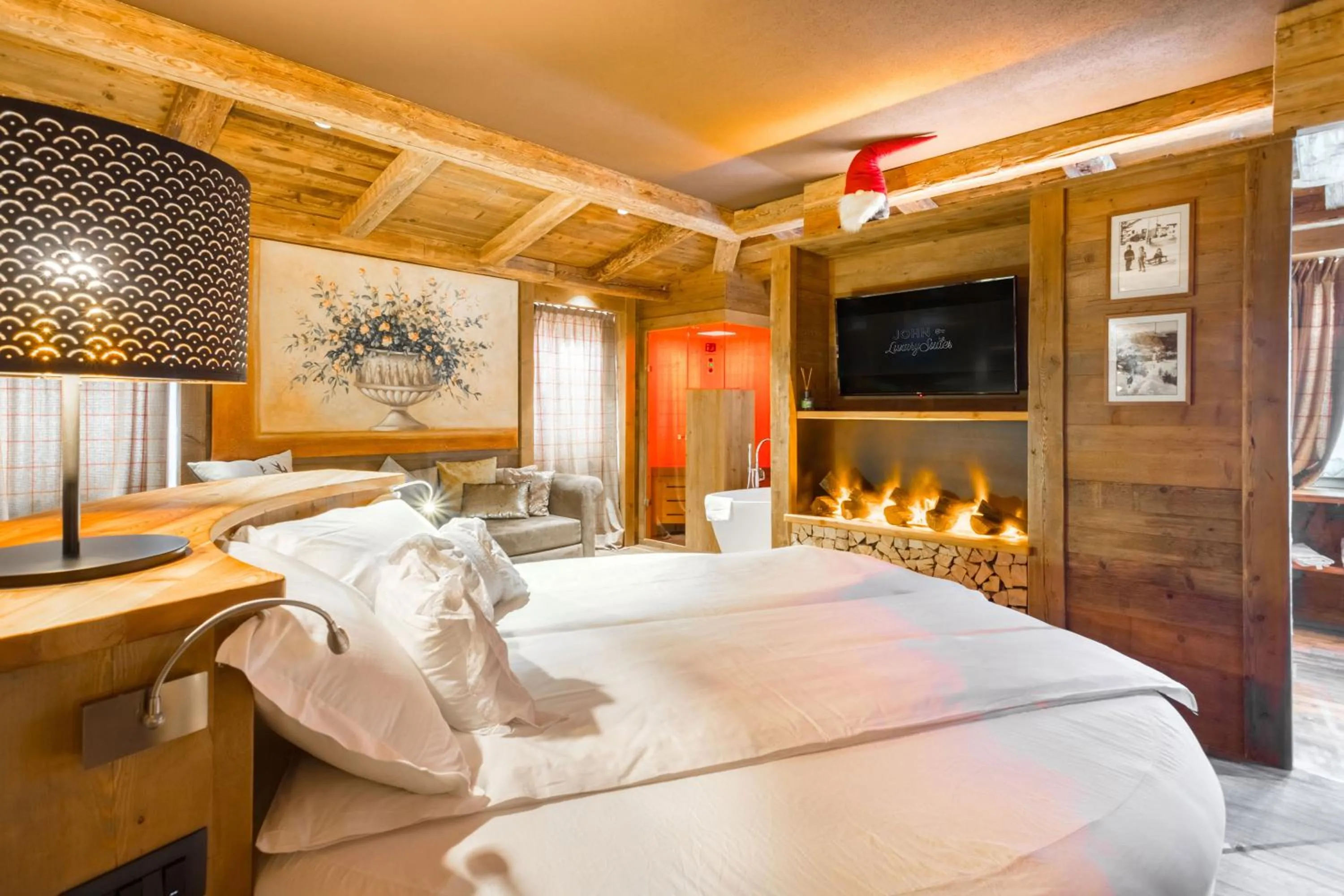 Bed in John Luxury Suites