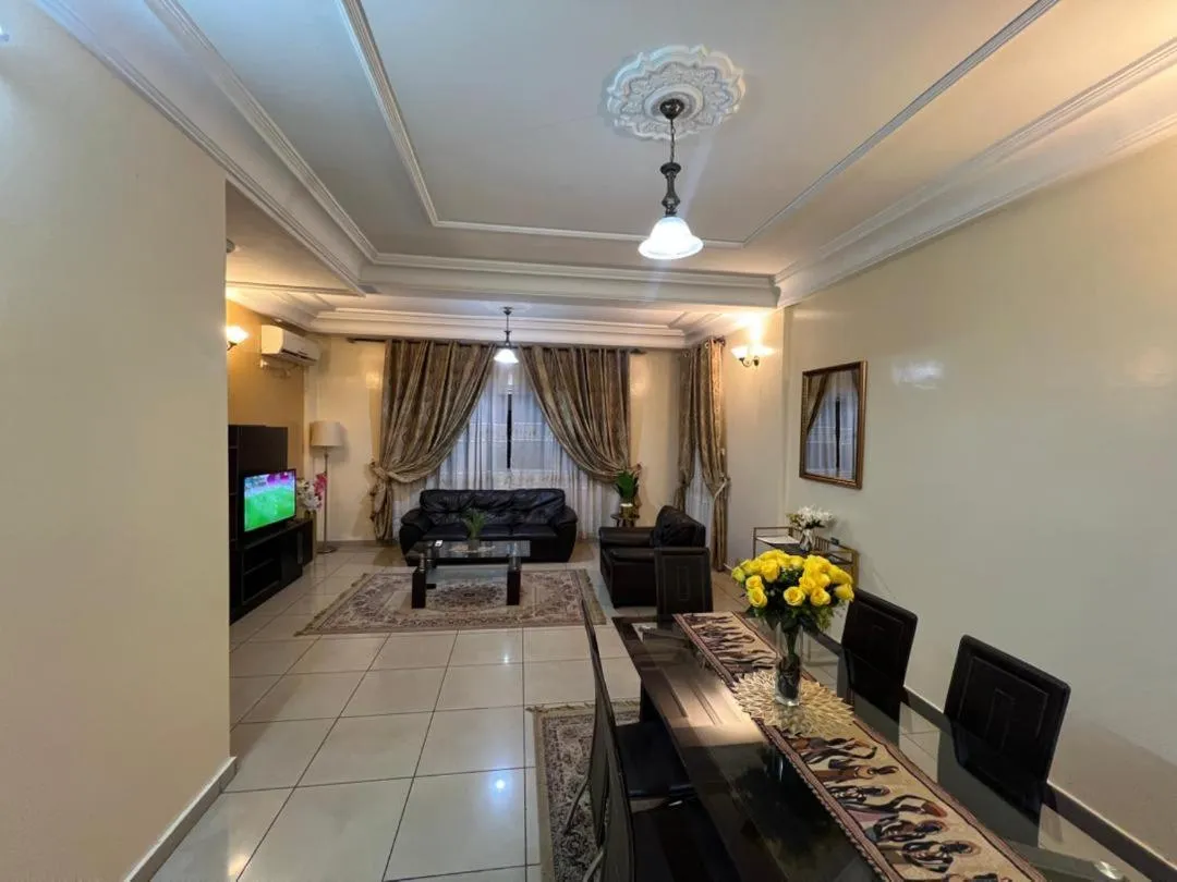 Living room in Résidences hôtelières Micheline et Emile BASTOS