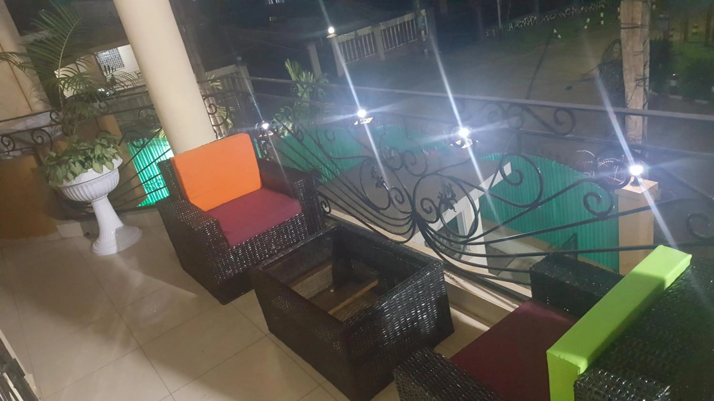 Balcony/Terrace in Résidences hôtelières Micheline et Emile BASTOS