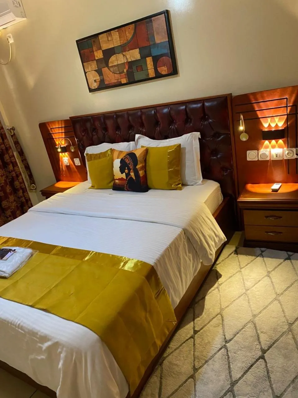 Bedroom, Bed in Résidences hôtelières Micheline et Emile BASTOS