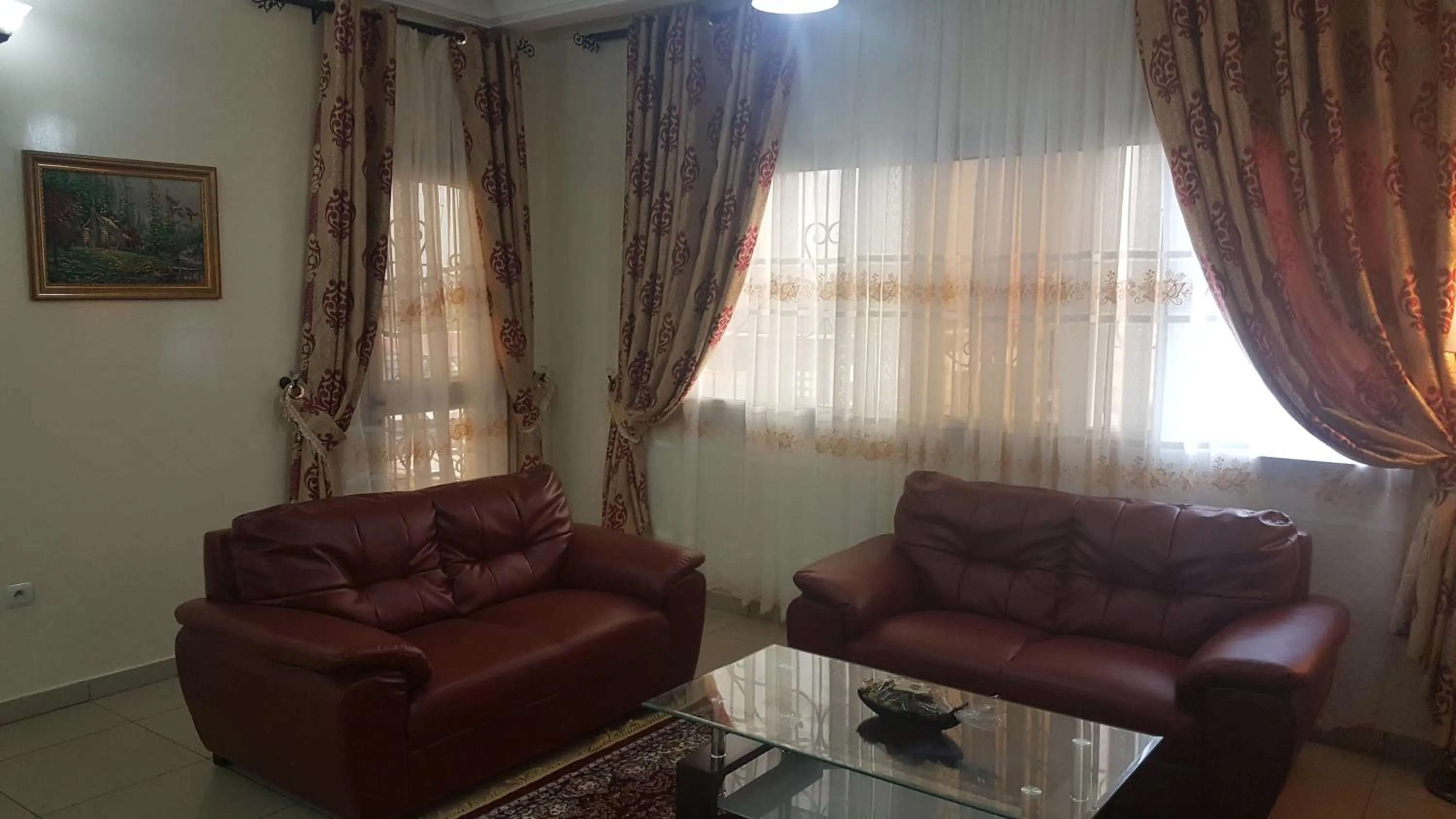 Living room in Résidences hôtelières Micheline et Emile BASTOS