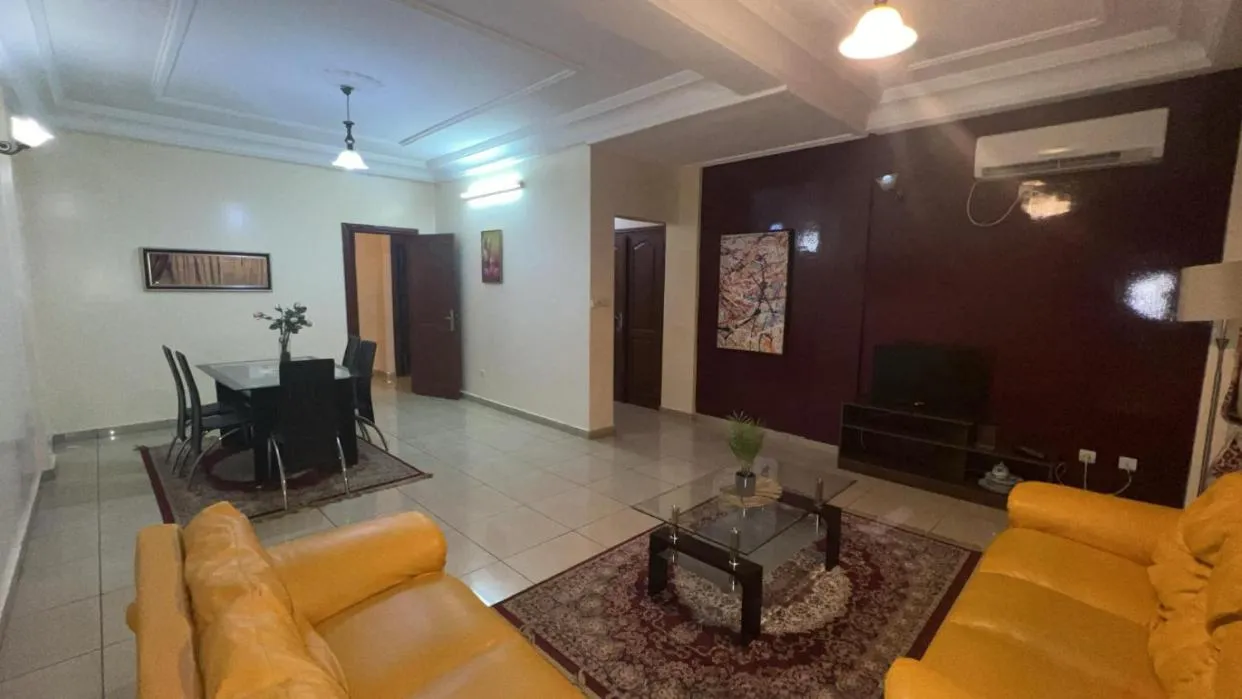 Living room in Résidences hôtelières Micheline et Emile BASTOS