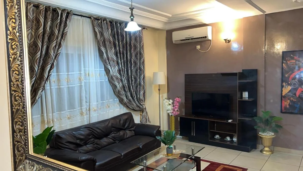 Living room in Résidences hôtelières Micheline et Emile BASTOS