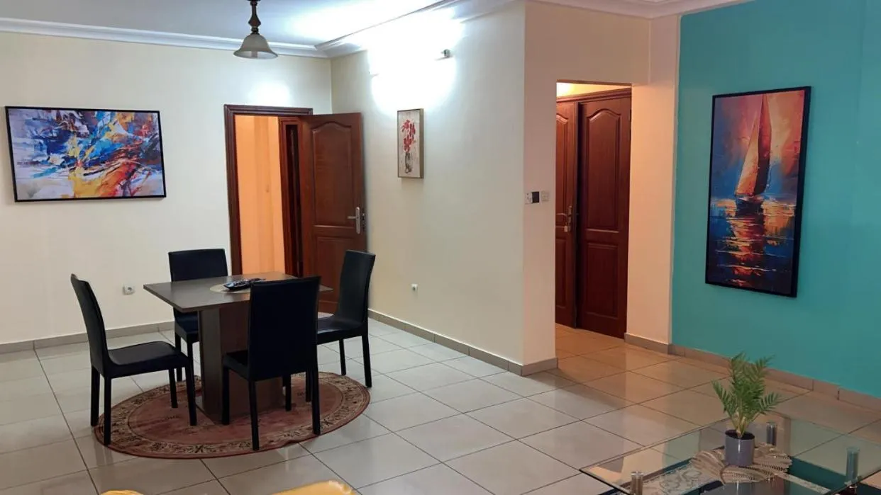 Living room in Résidences hôtelières Micheline et Emile BASTOS