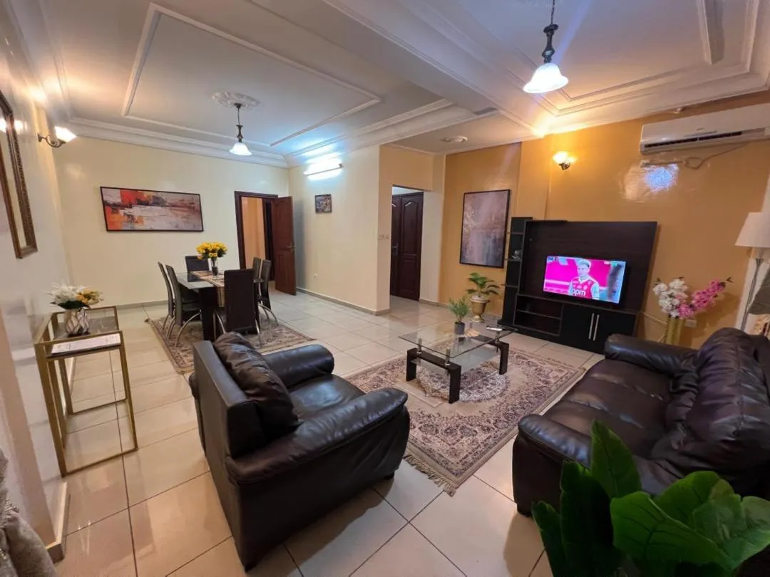 Living room in Résidences hôtelières Micheline et Emile BASTOS