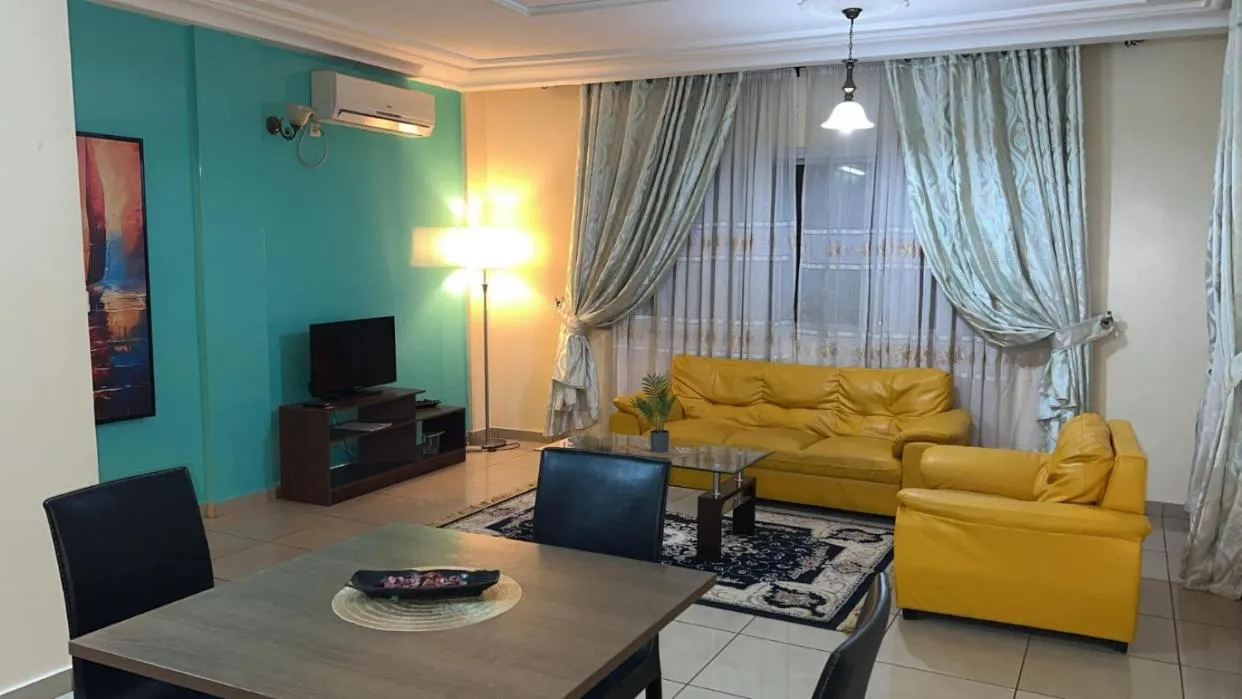 Living room in Résidences hôtelières Micheline et Emile BASTOS