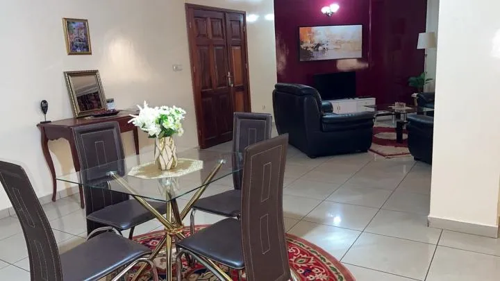 Living room in Résidences hôtelières Micheline et Emile BASTOS