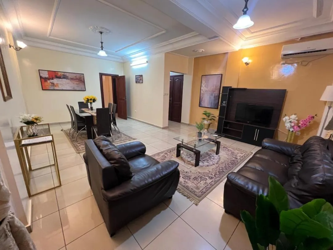 Living room in Résidences hôtelières Micheline et Emile BASTOS