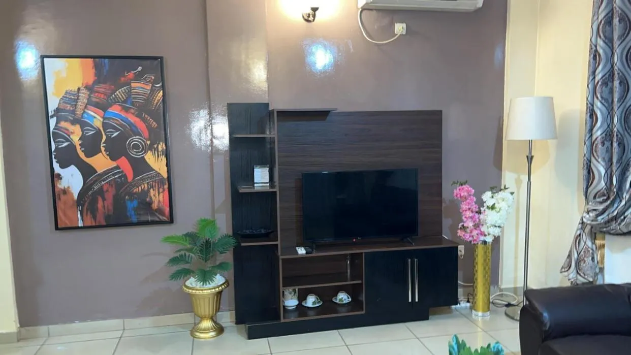 Living room in Résidences hôtelières Micheline et Emile BASTOS