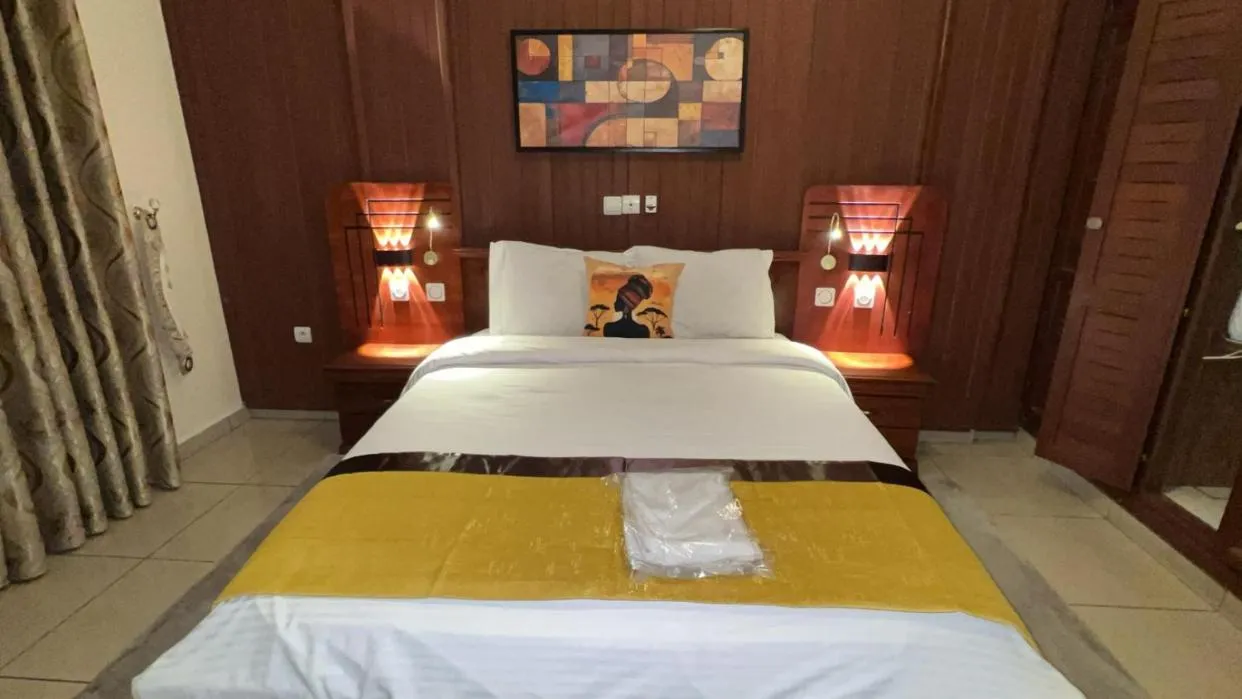 Bedroom, Bed in Résidences hôtelières Micheline et Emile BASTOS