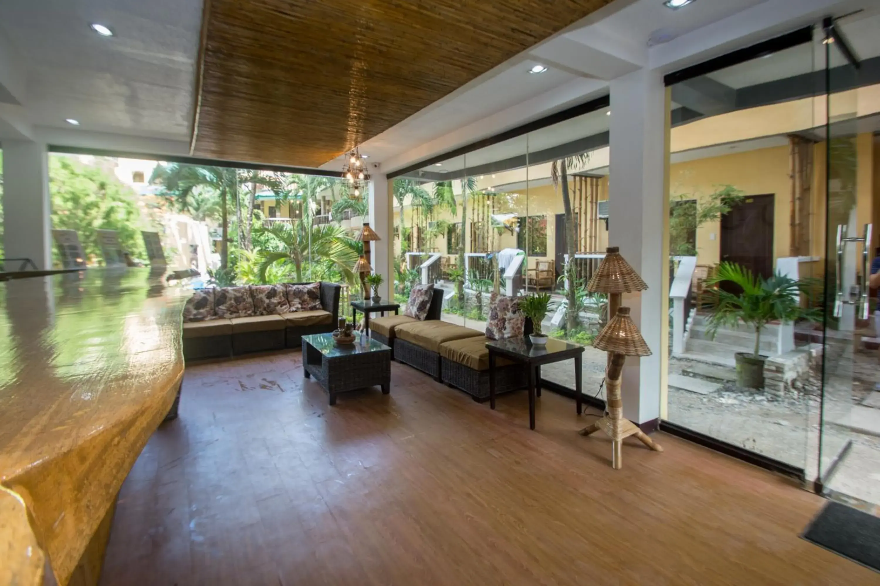 Lobby or reception in Bamboo Beach Resort & Restaurant Lobby or reception in Bamboo Beach Resort & Restaurant