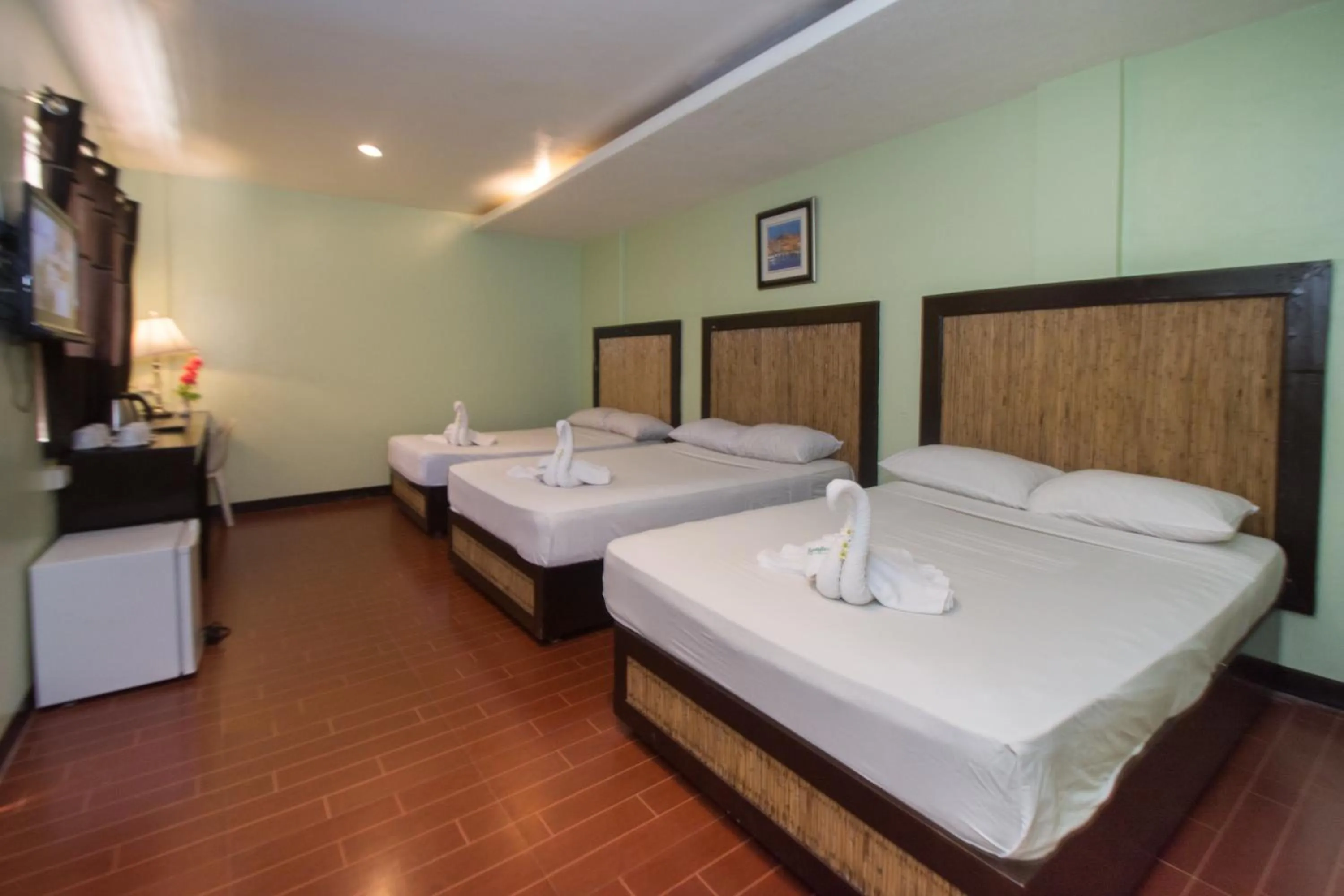 Bedroom, Bed in Bamboo Beach Resort & Restaurant