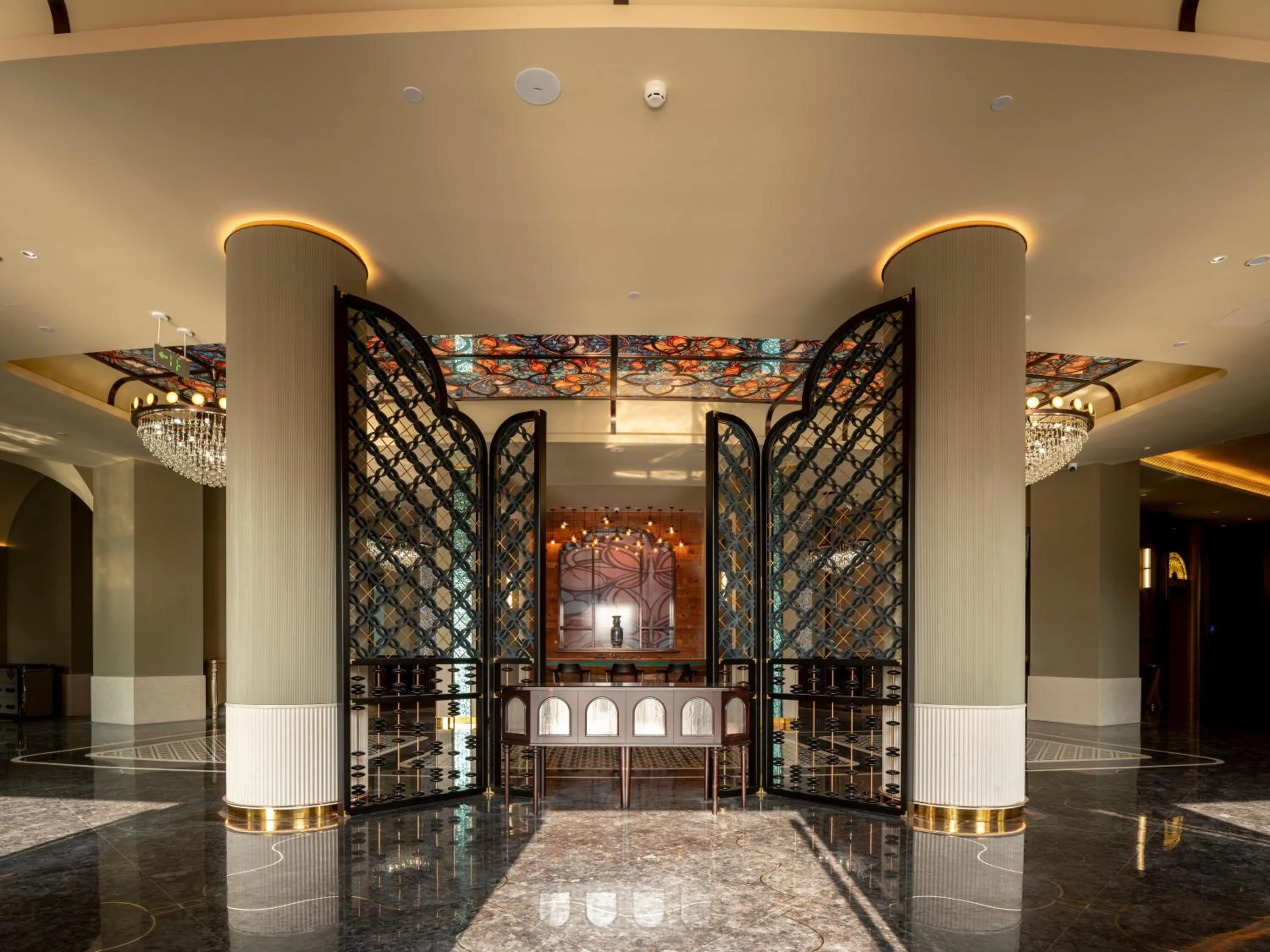 Lobby or reception in Xiamen Lujiang Harbourview Hotel