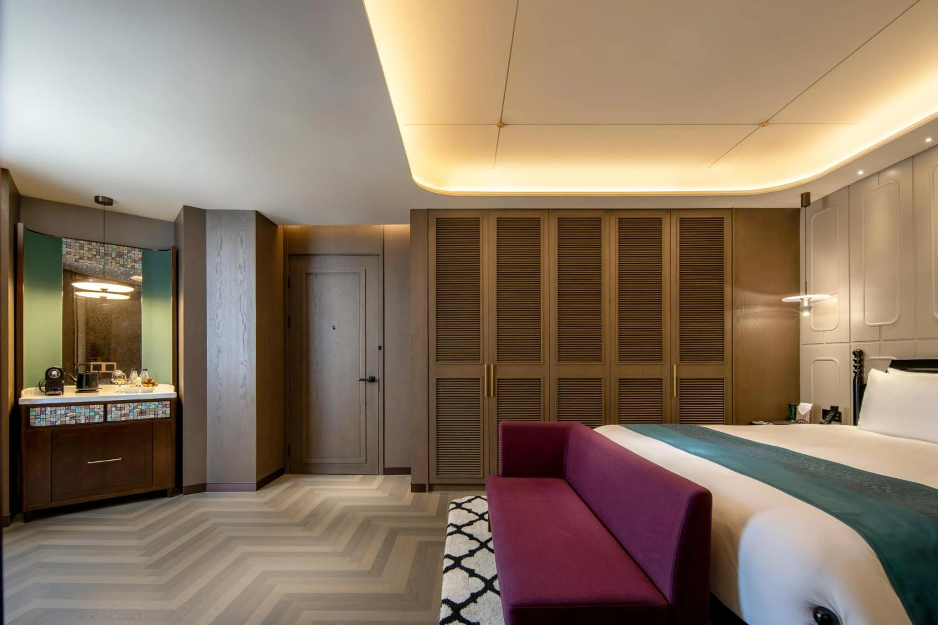 Bed in Xiamen Lujiang Harbourview Hotel