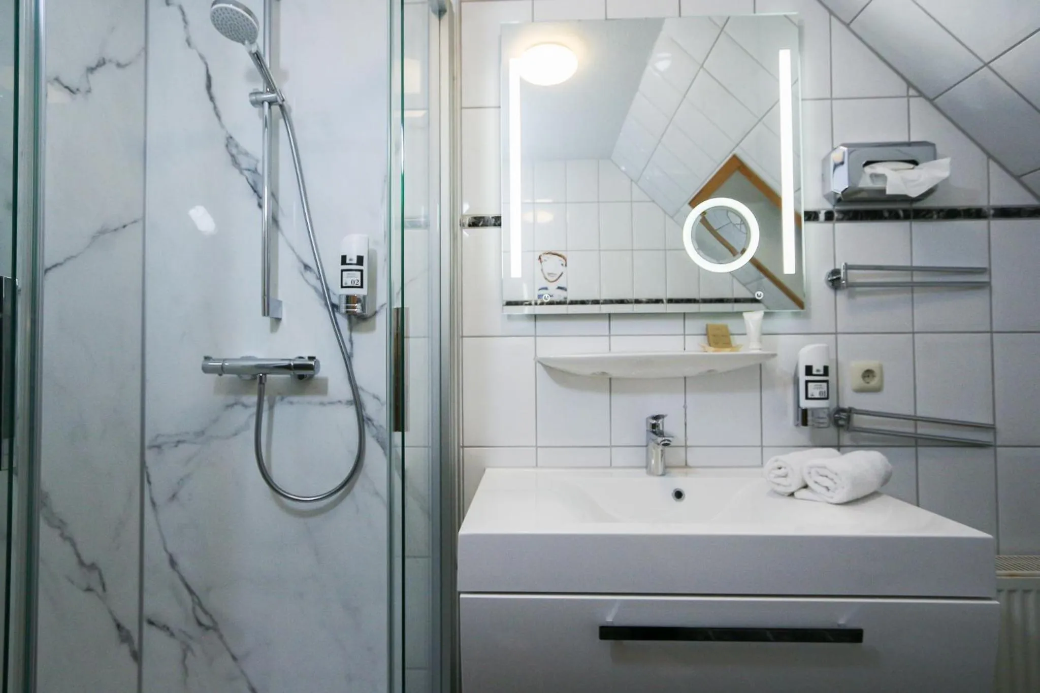 Shower in Captain Pahlen Ferienanlage