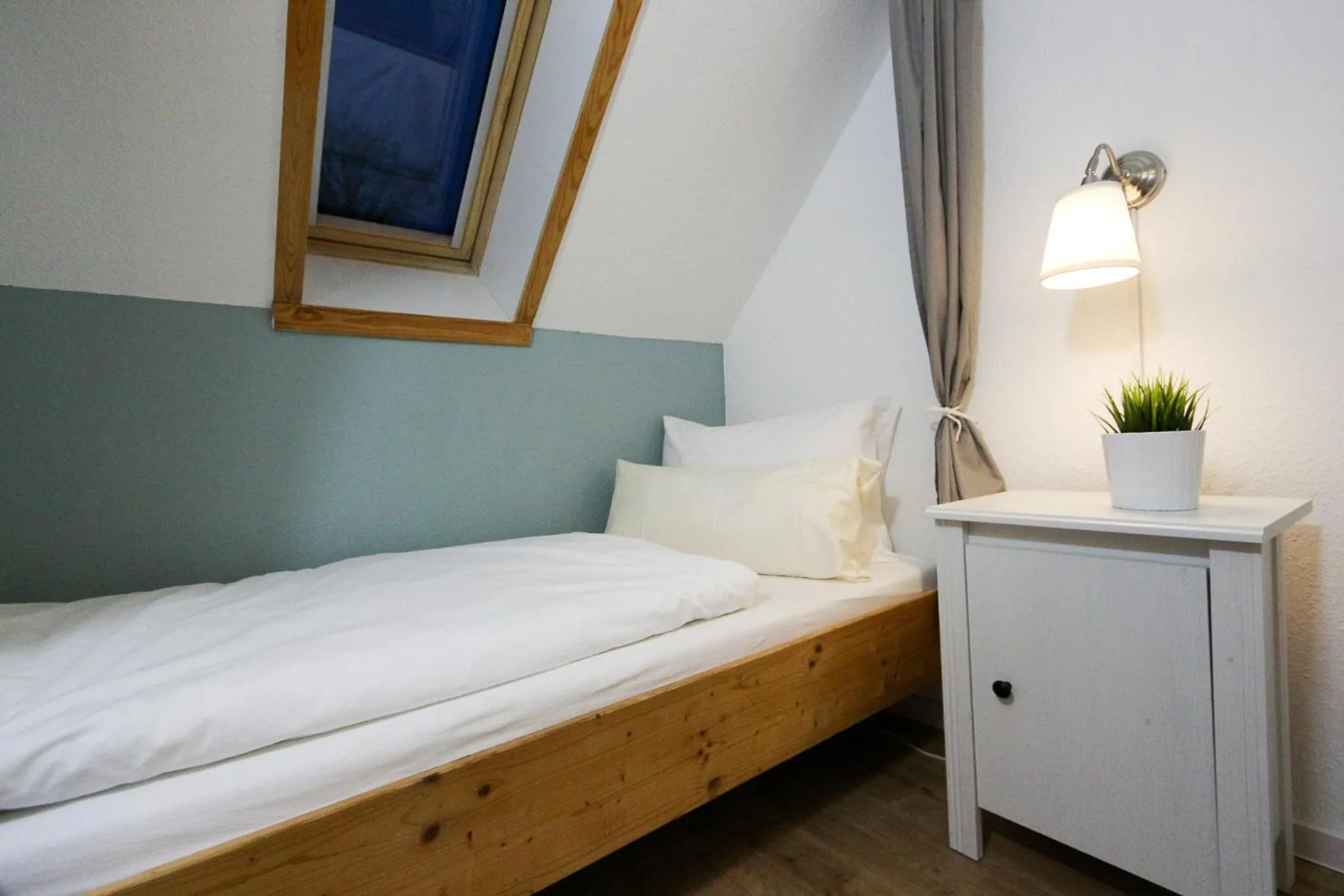 Bed in Captain Pahlen Ferienanlage