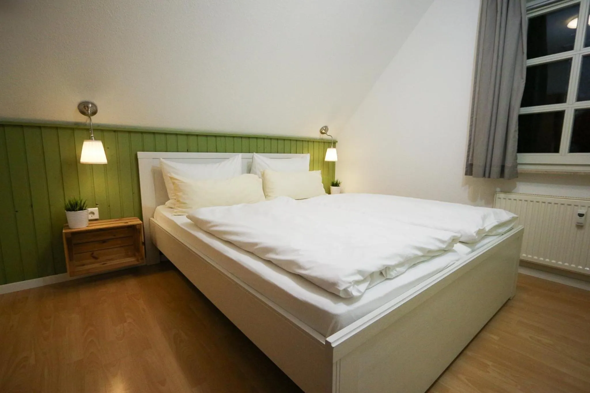 Bed in Captain Pahlen Ferienanlage