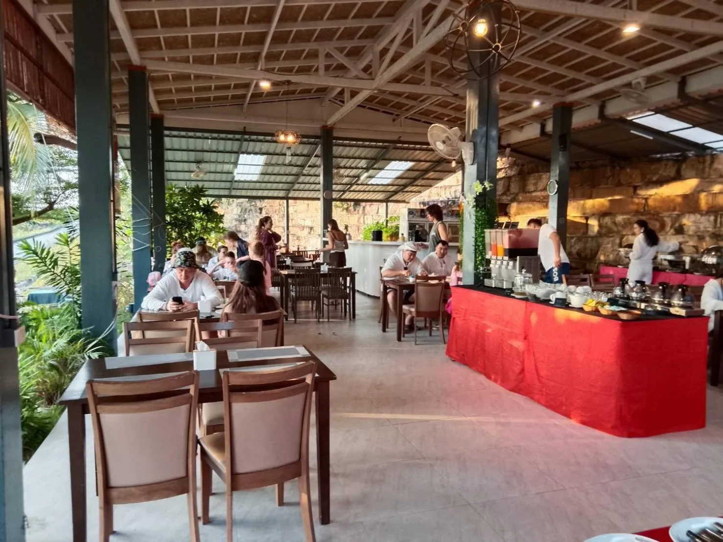 Breakfast in PP Mountain Beach Resort