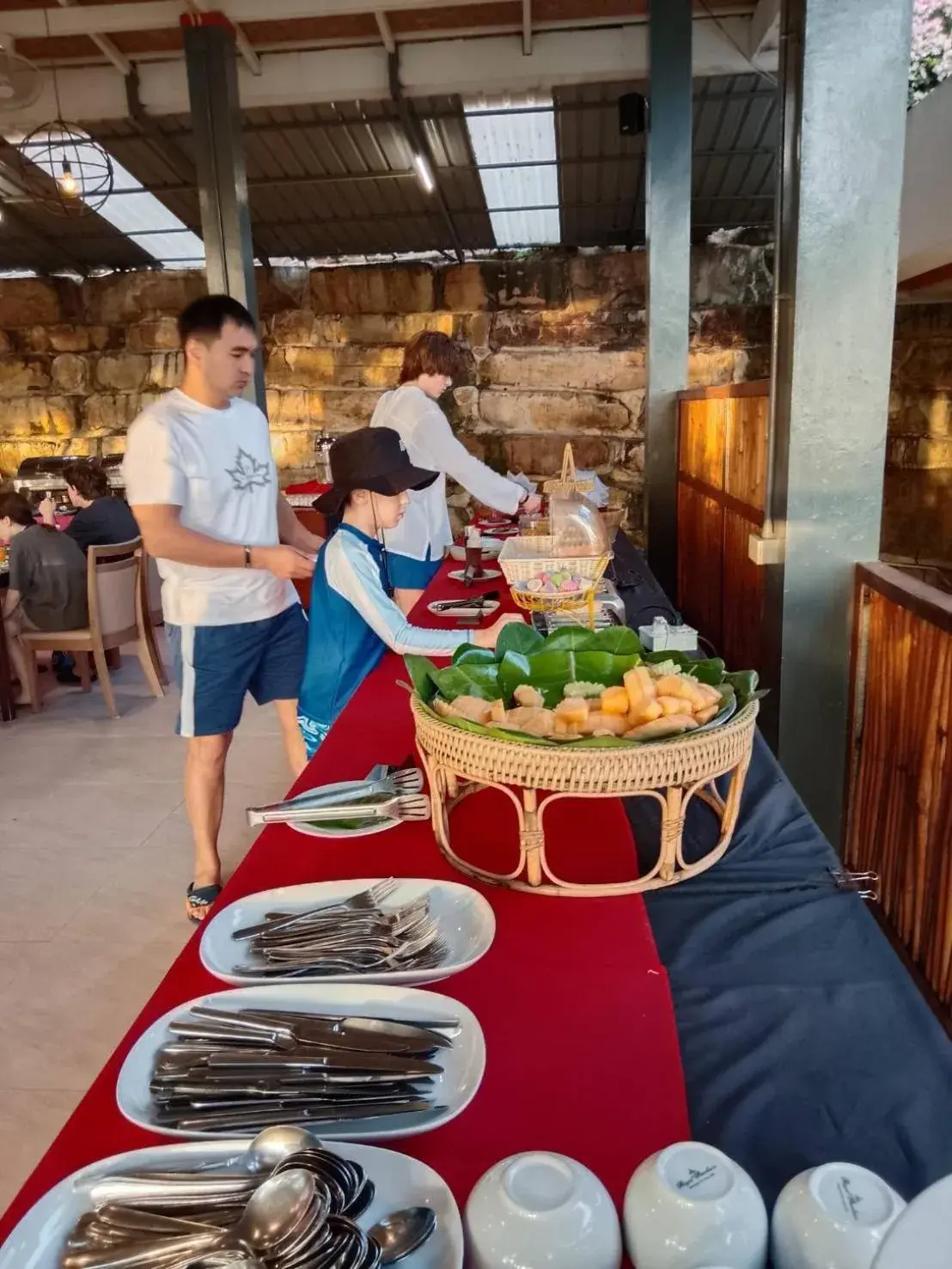 Breakfast in PP Mountain Beach Resort Breakfast in PP Mountain Beach Resort