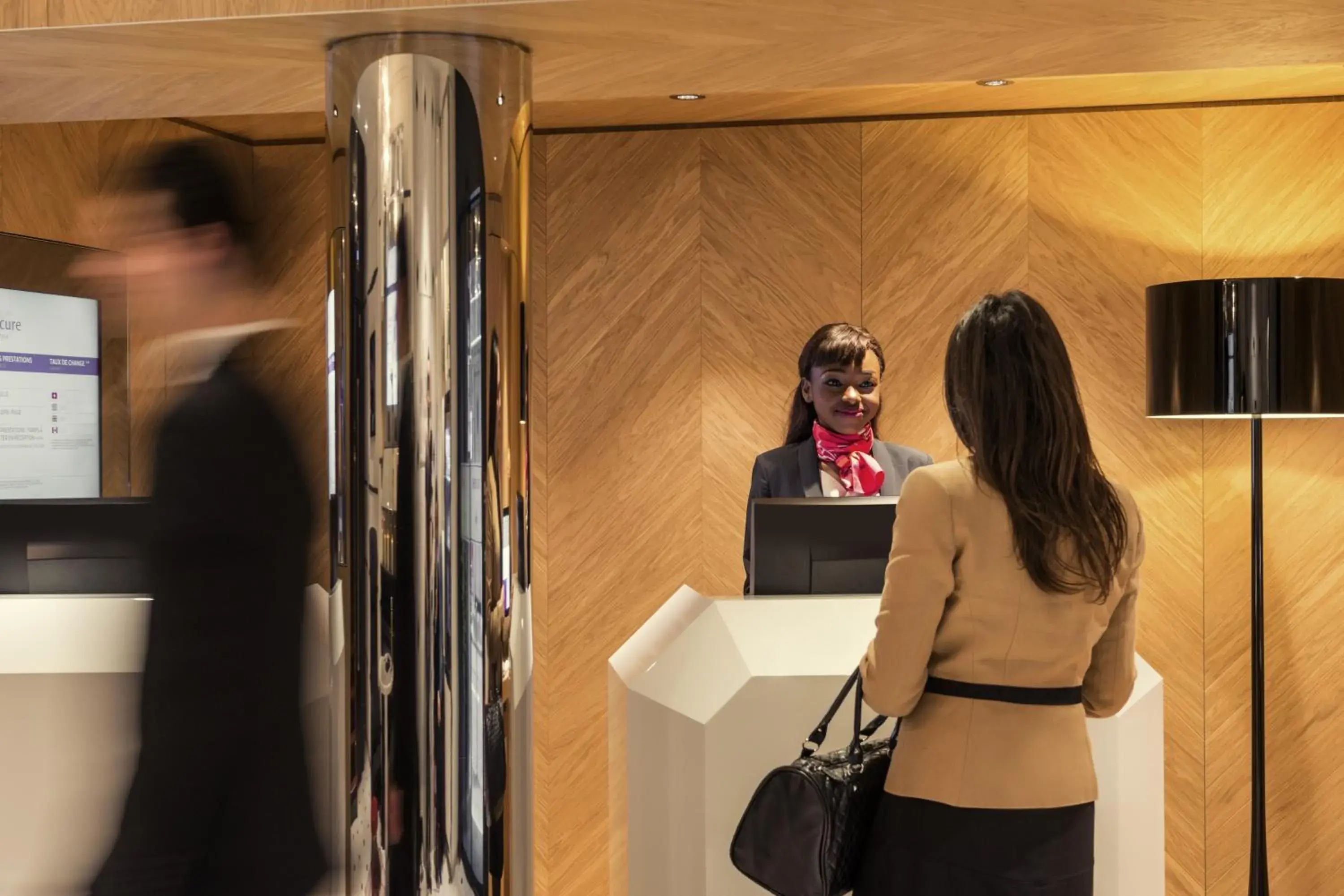 Lobby or reception in Mercure Paris Opera Louvre Lobby or reception in Mercure Paris Opera Louvre