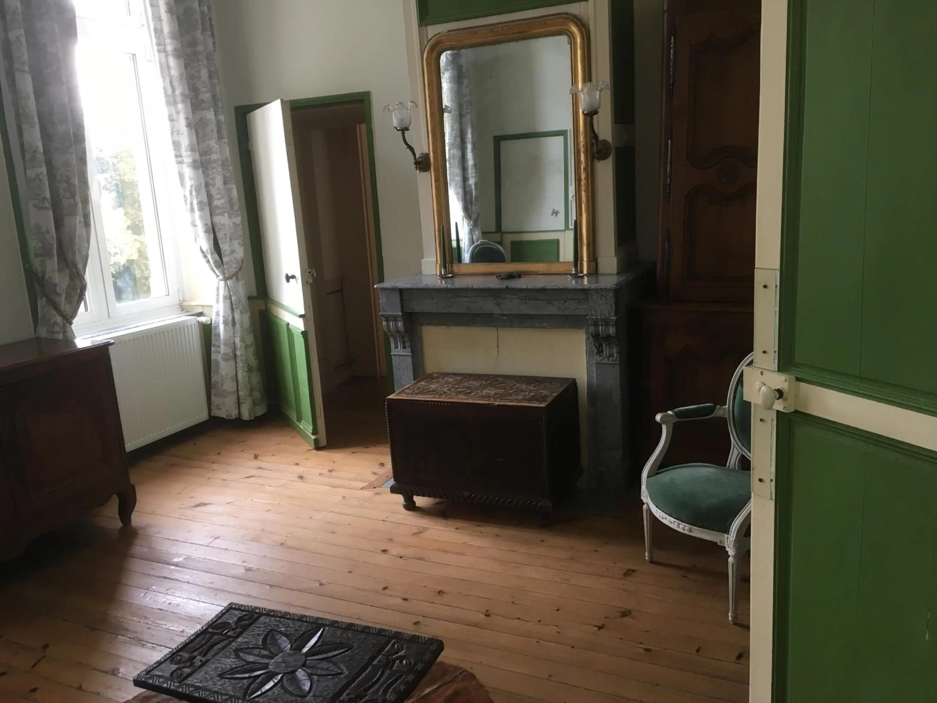 Seating area in Château de Villers-Châtel