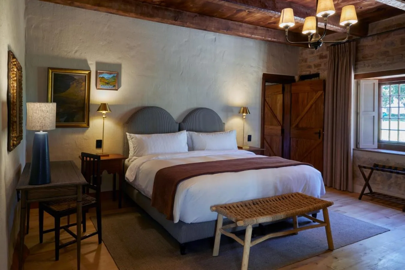 Bed in Blaauwklippen Manor by NEWMARK