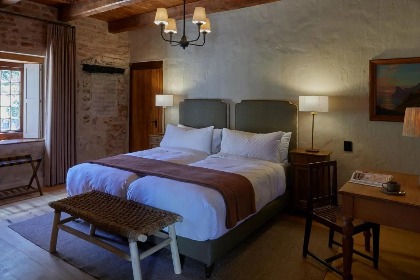 Bed in Blaauwklippen Manor by NEWMARK