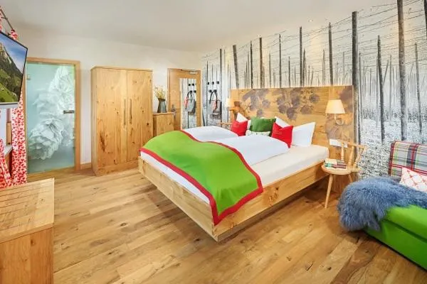 Photo of the whole room, Bed in Brauereigasthof Schäffler