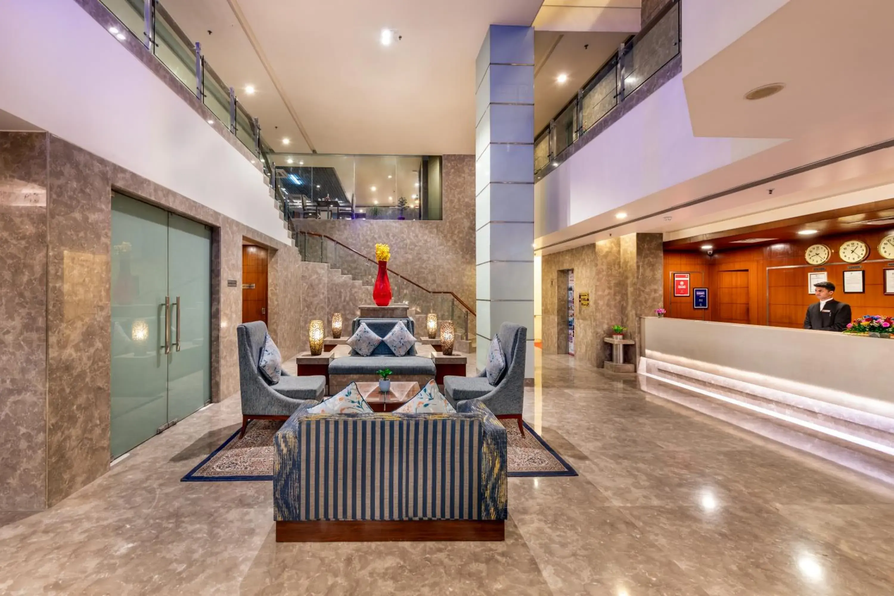 Lobby or reception in Lords Plaza Jaipur Lobby or reception in Lords Plaza Jaipur