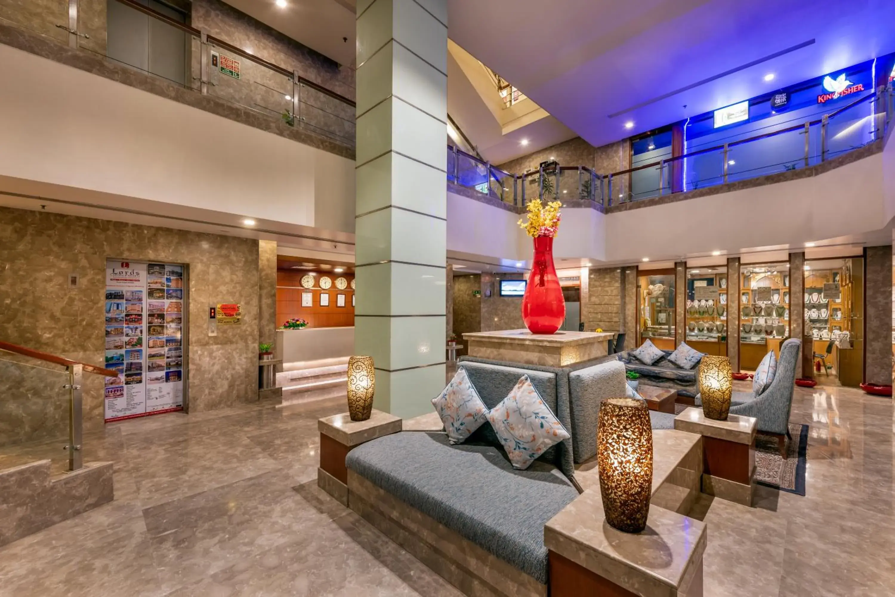 Lobby or reception in Lords Plaza Jaipur Lobby or reception in Lords Plaza Jaipur
