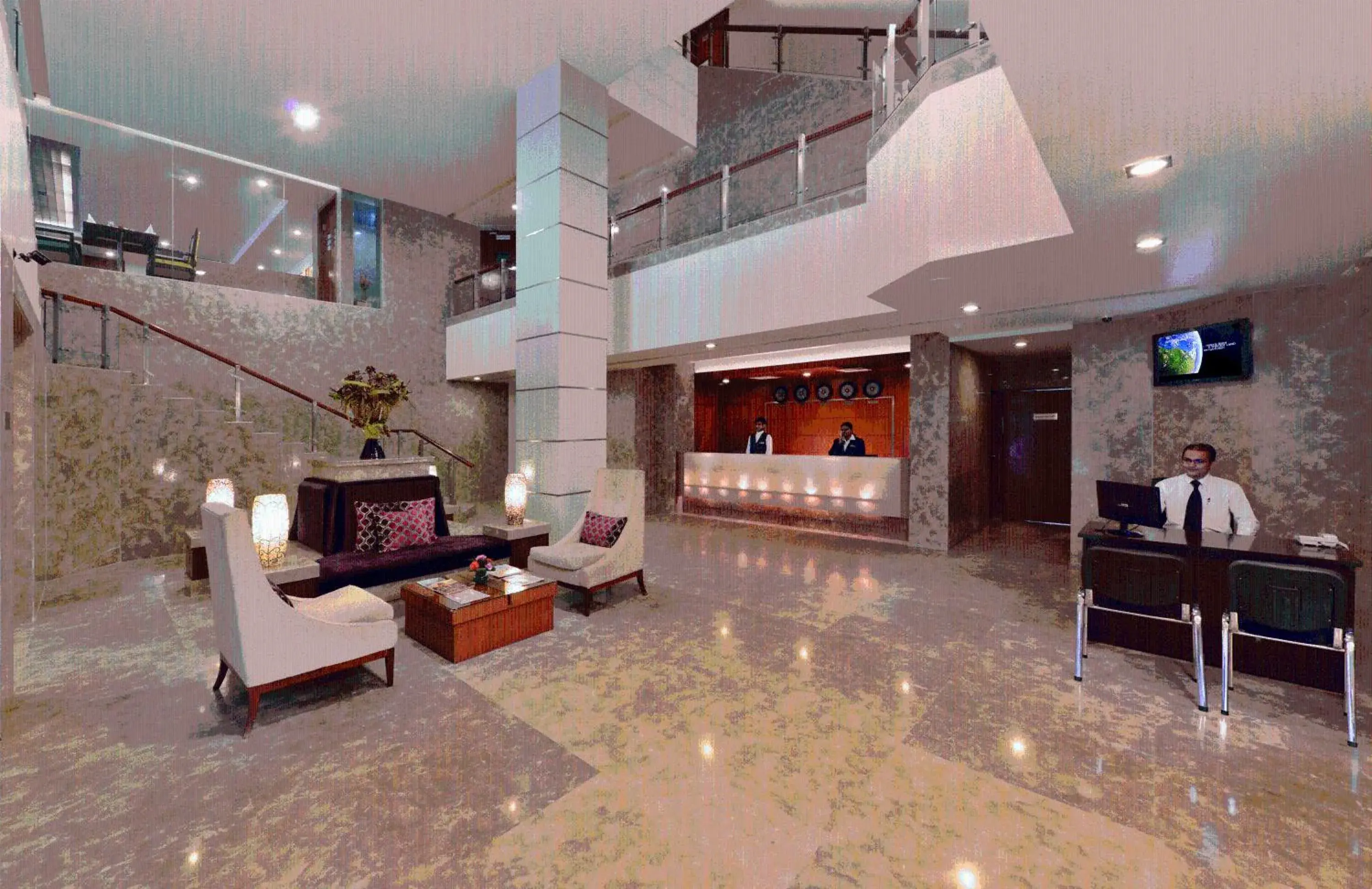 Lobby or reception in Lords Plaza Jaipur Lobby or reception in Lords Plaza Jaipur