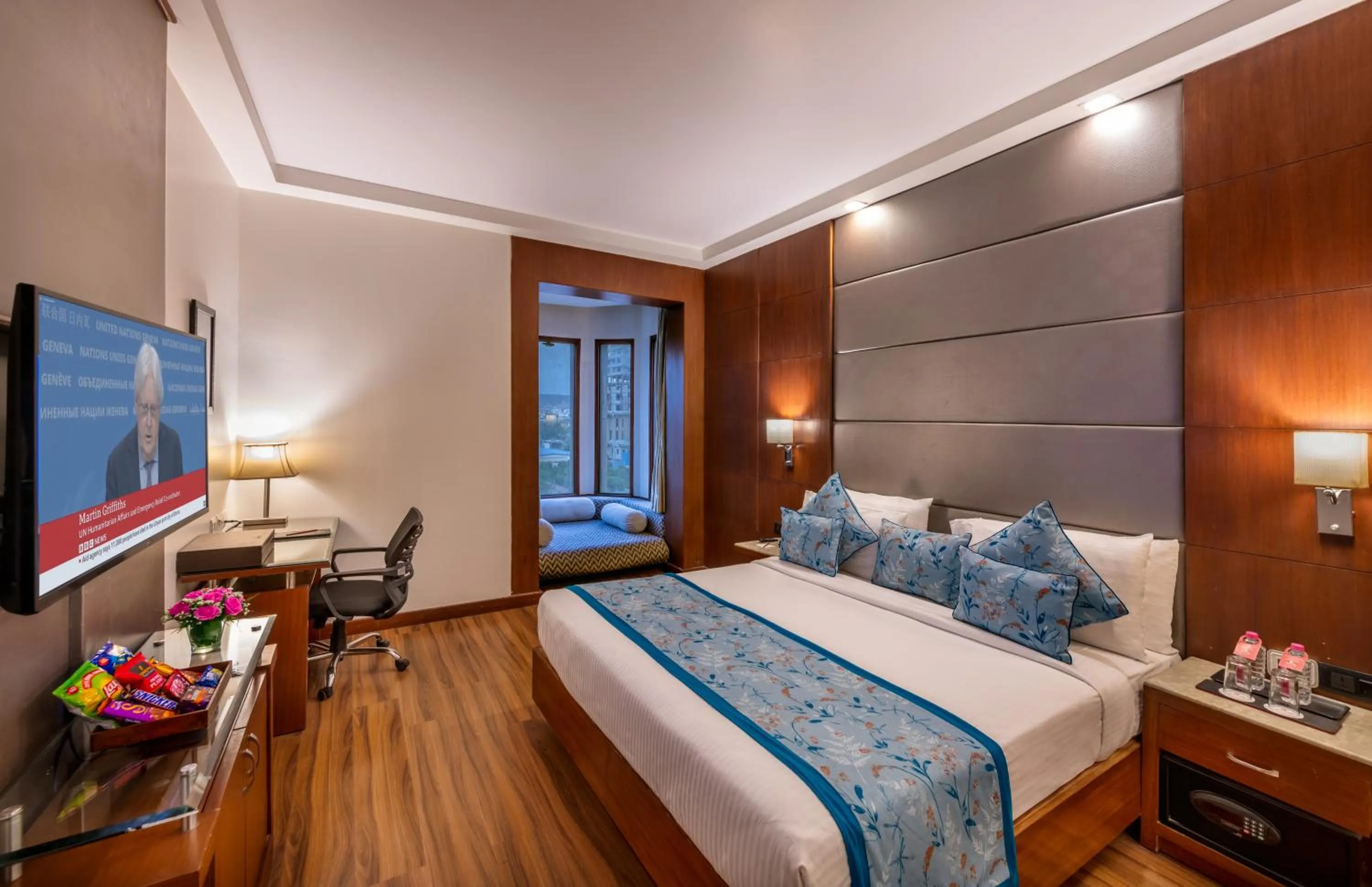 Bedroom, Bed in Lords Plaza Jaipur