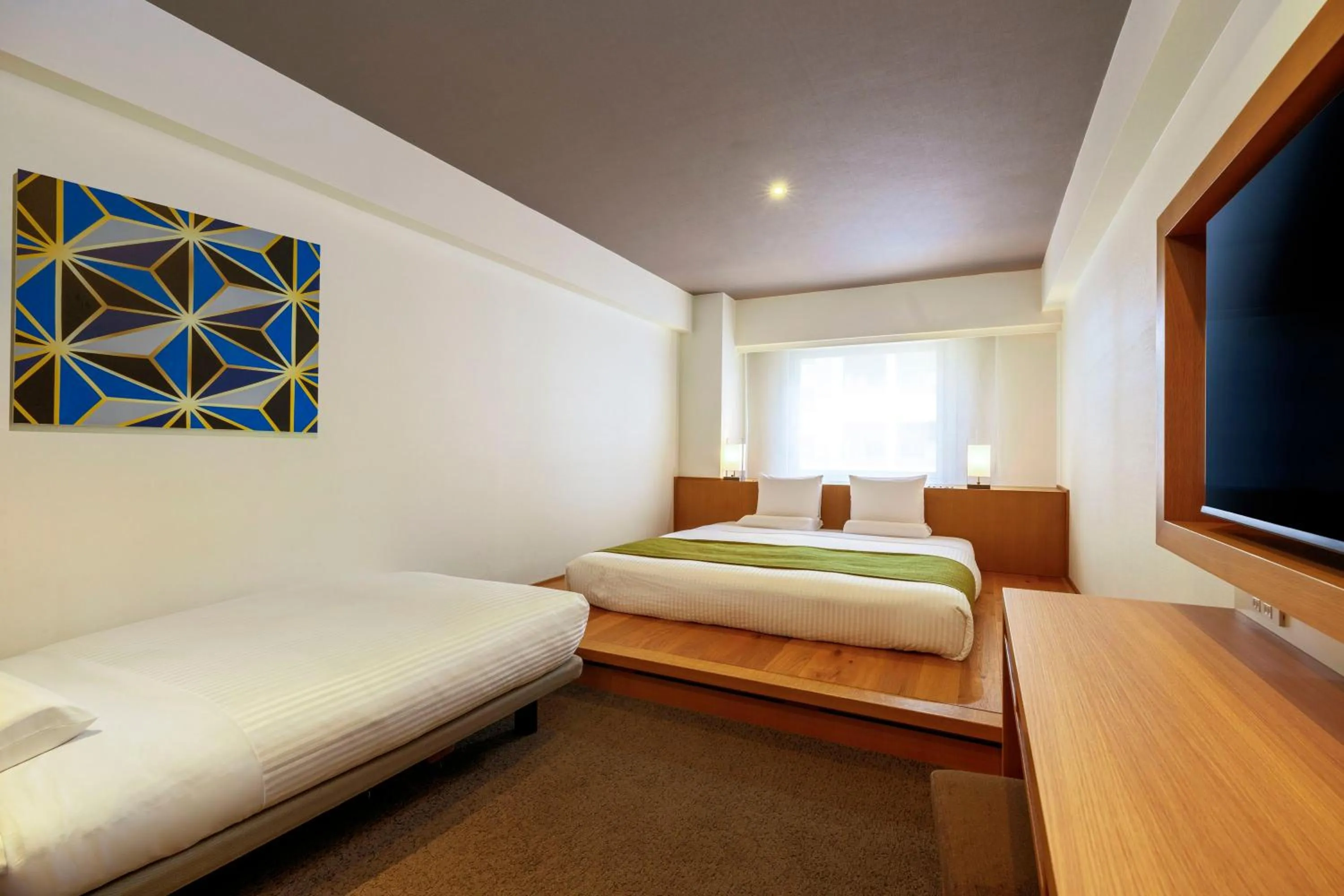 Photo of the whole room, Bed in Hotel Mystays Premier Hamamatsucho