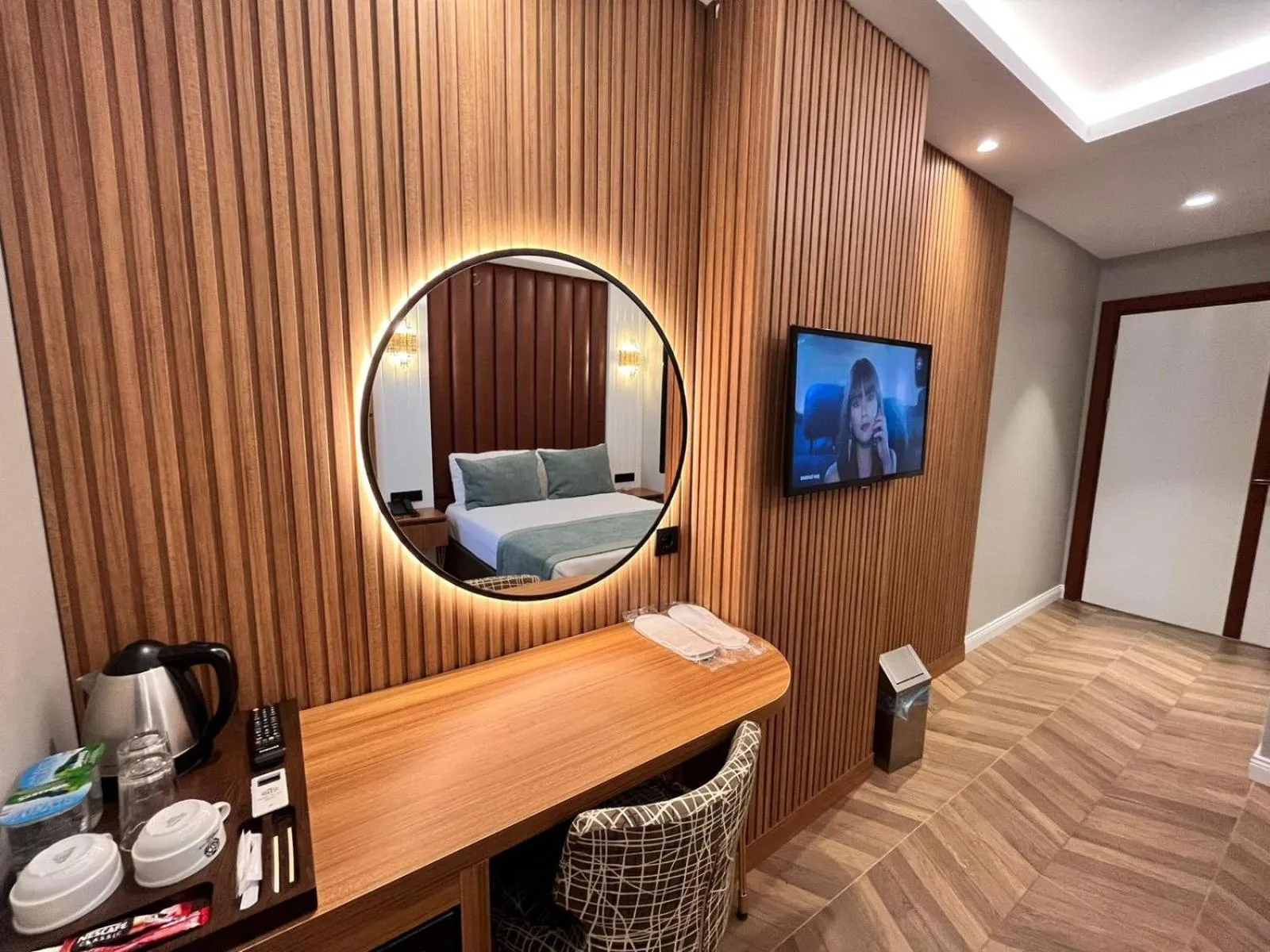 Bed in Gumus Palace Hotel