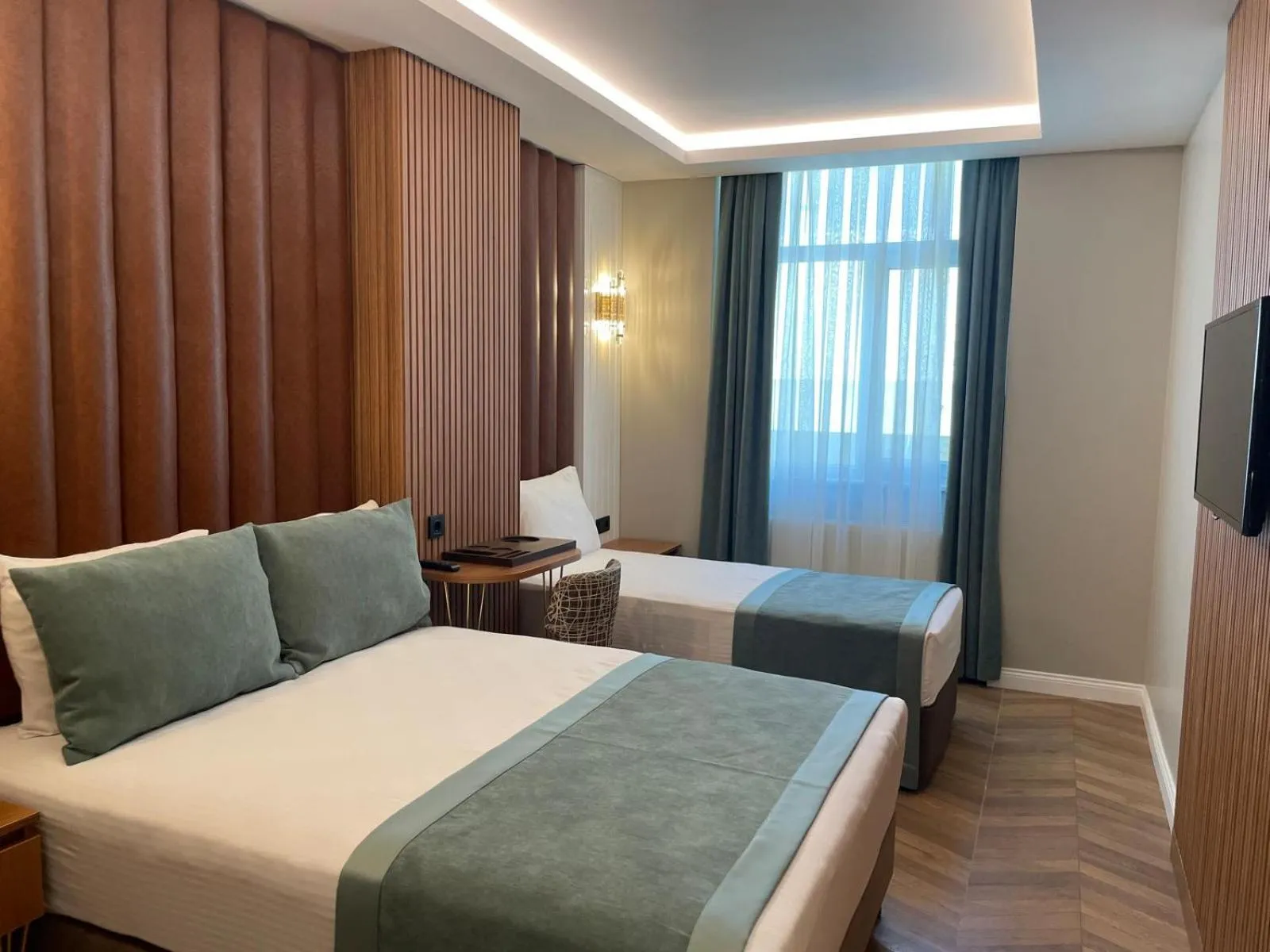 Bed in Gumus Palace Hotel