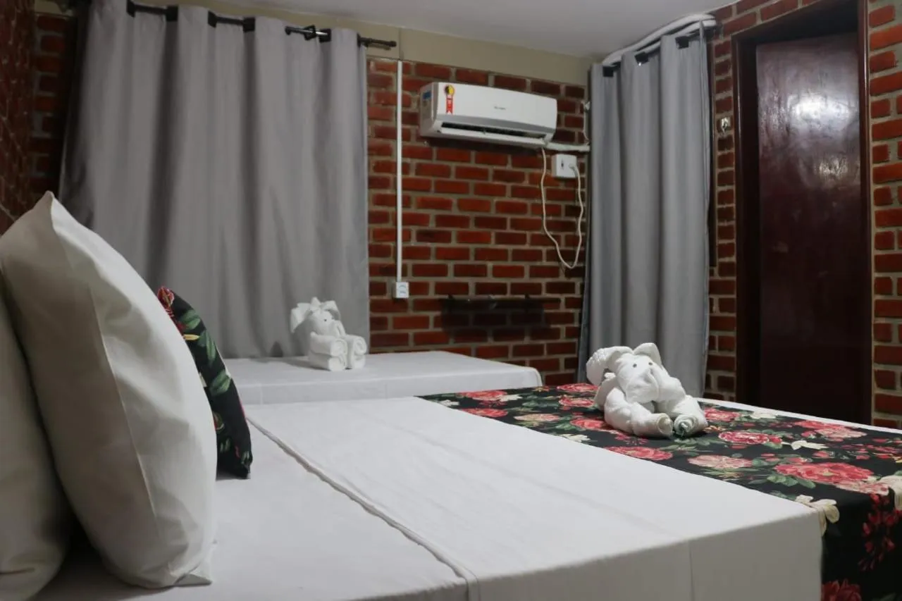 Bed in Pousada Málaga