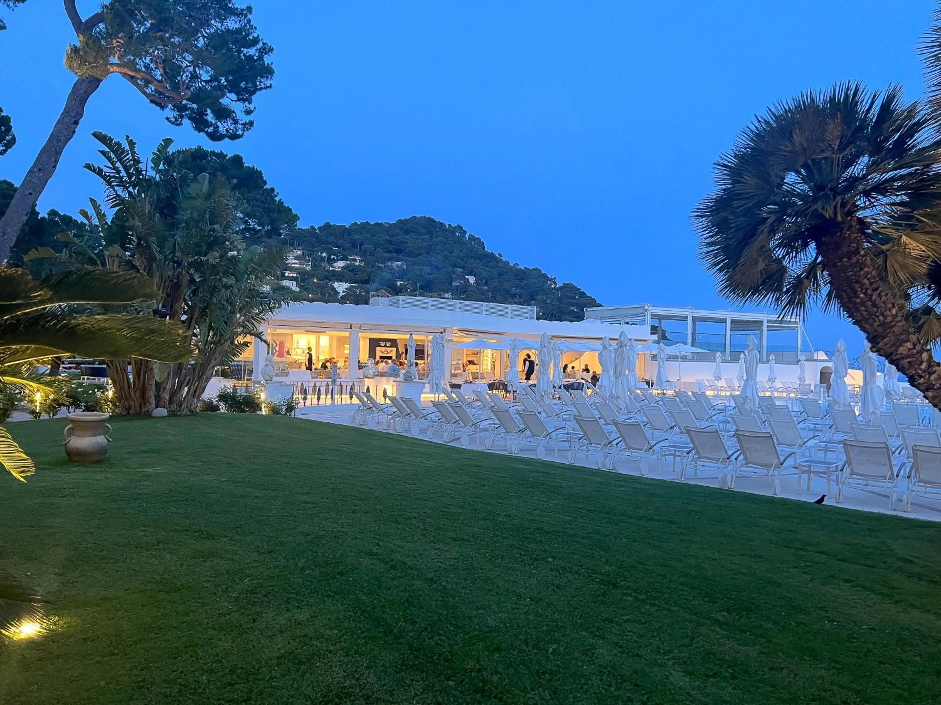Swimming pool in Hotel Quisisana