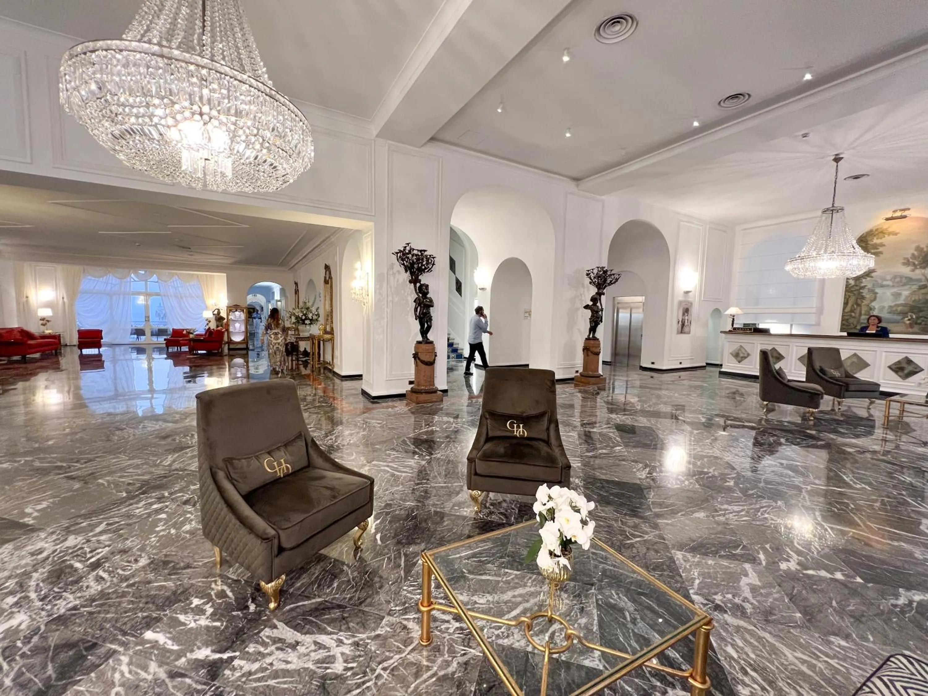 Lobby or reception in Hotel Quisisana