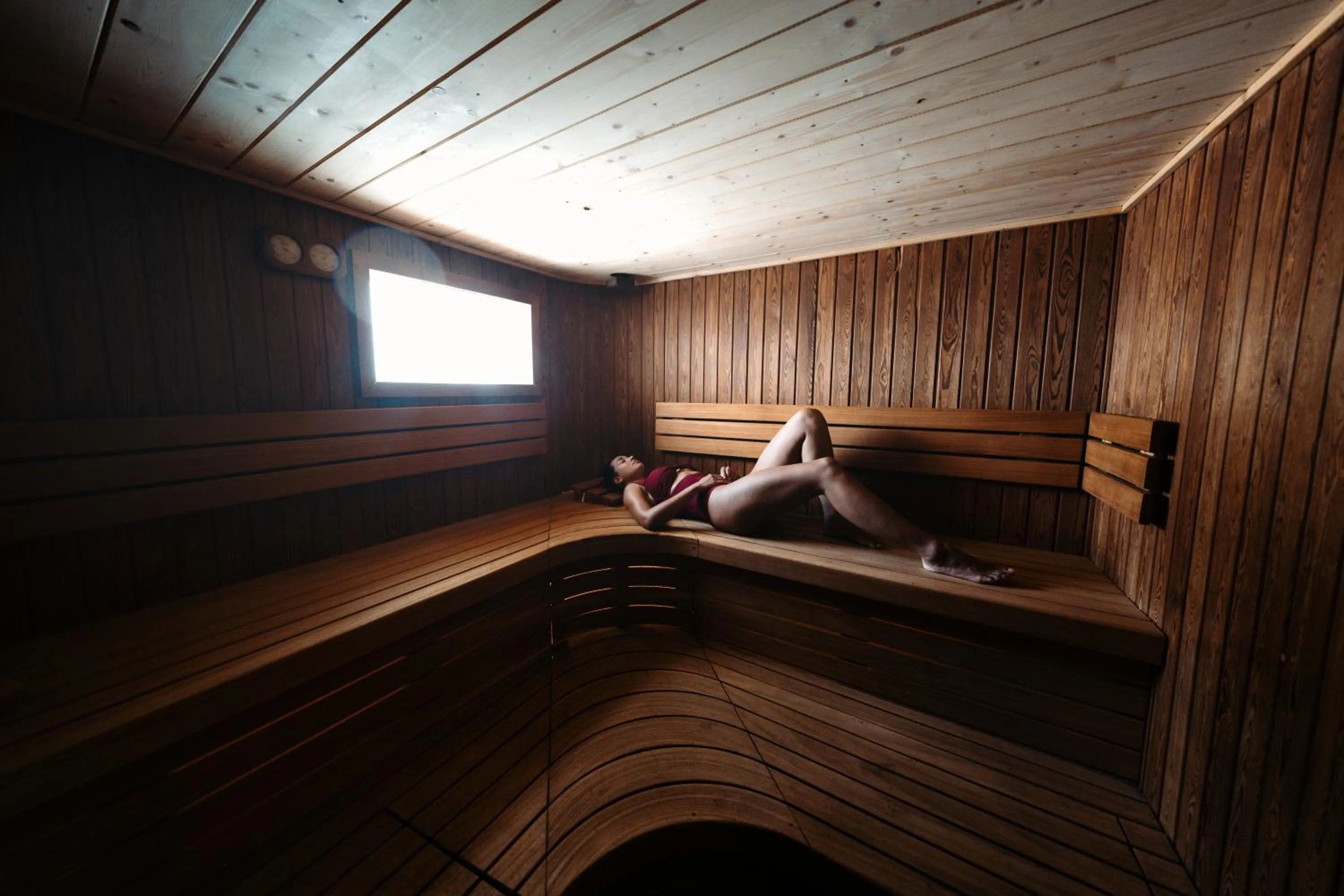 Sauna in Hotel Quisisana