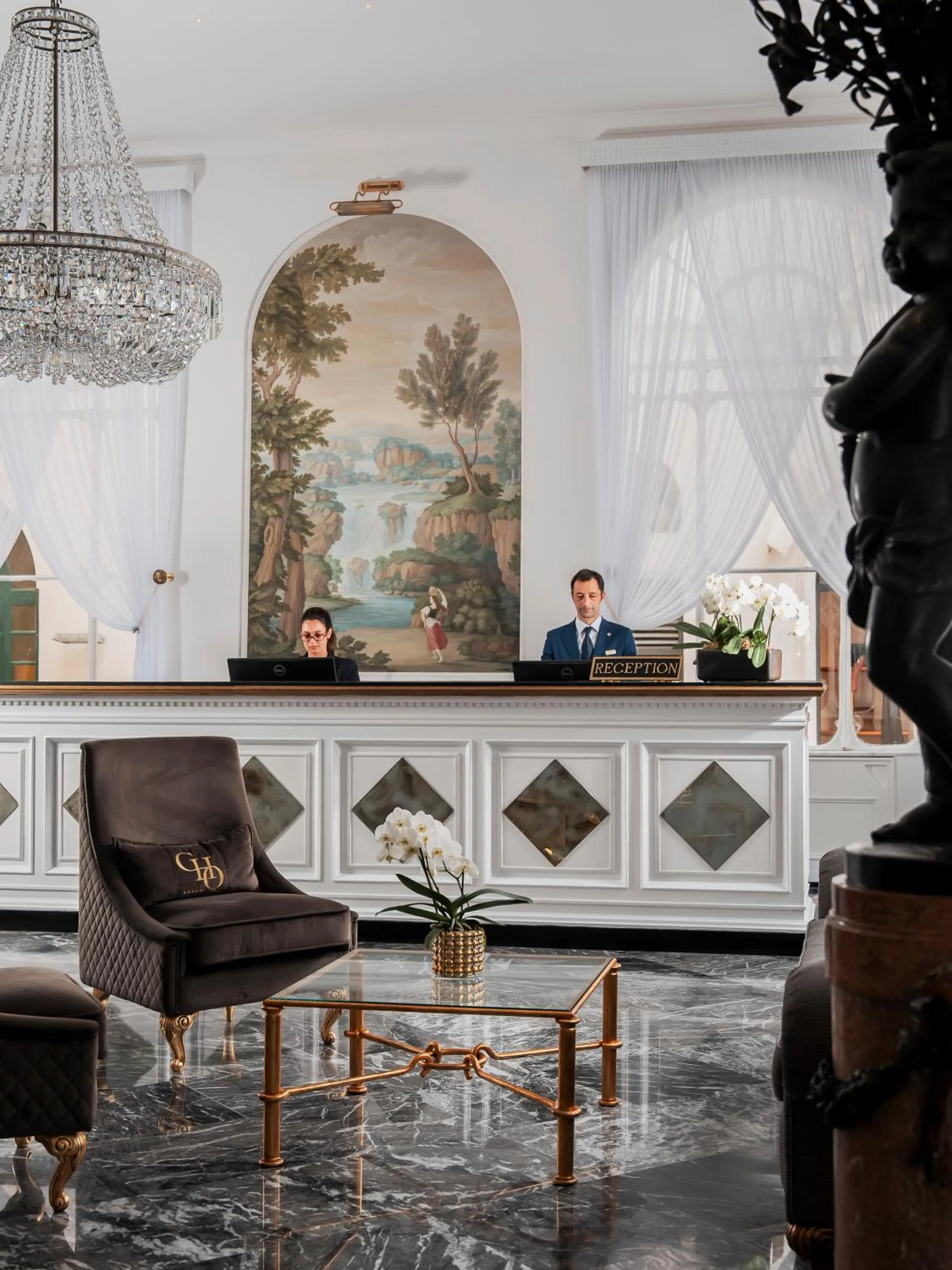 Lobby or reception in Hotel Quisisana