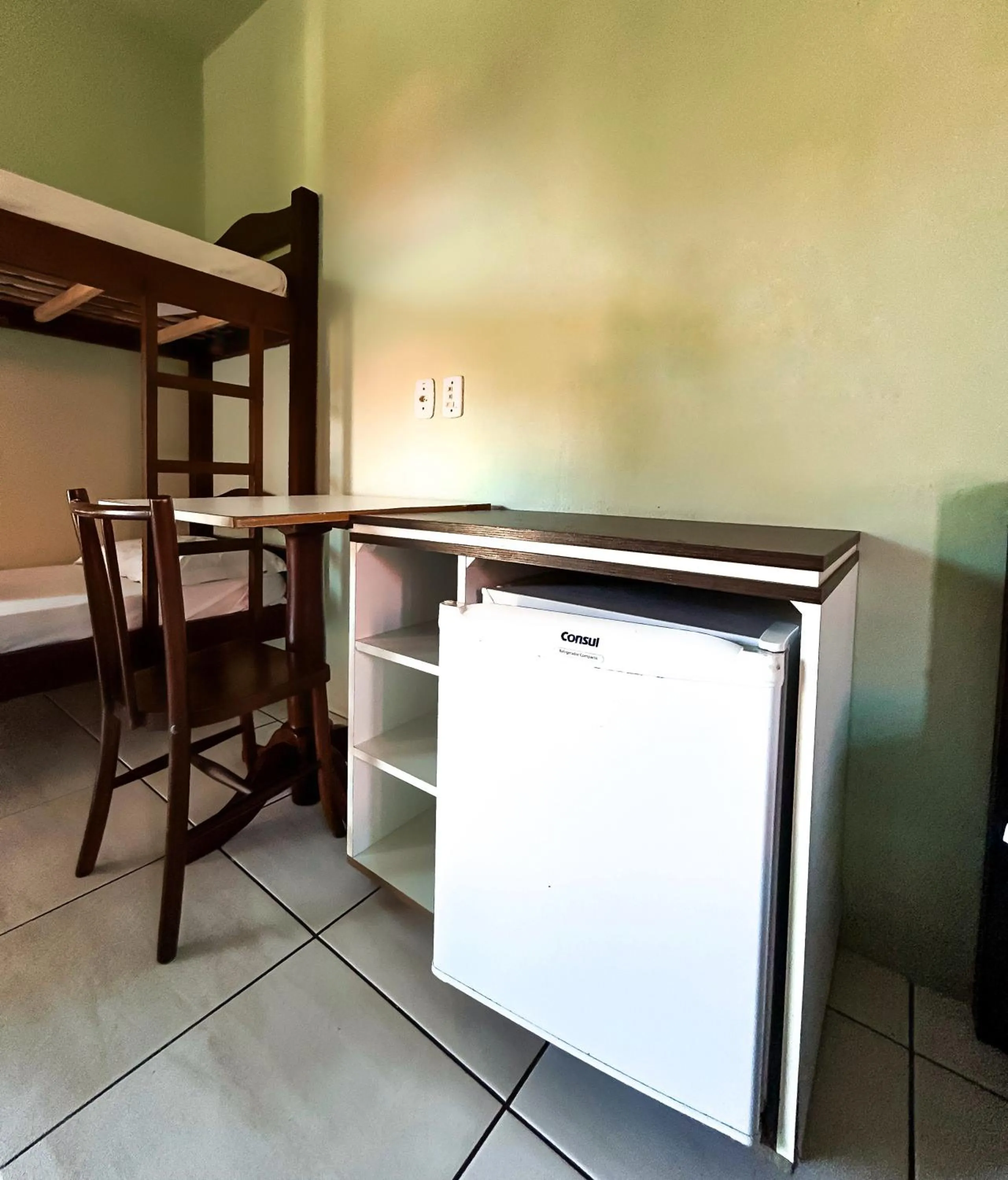 Bed in Hotel Girassol