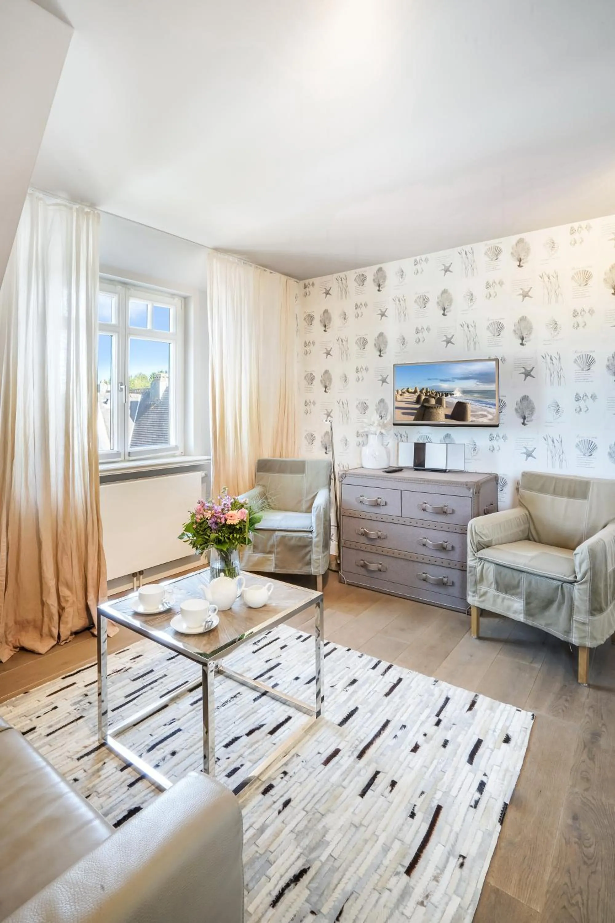 TV and multimedia in Das 54 Grad Nord - Apartments & More
