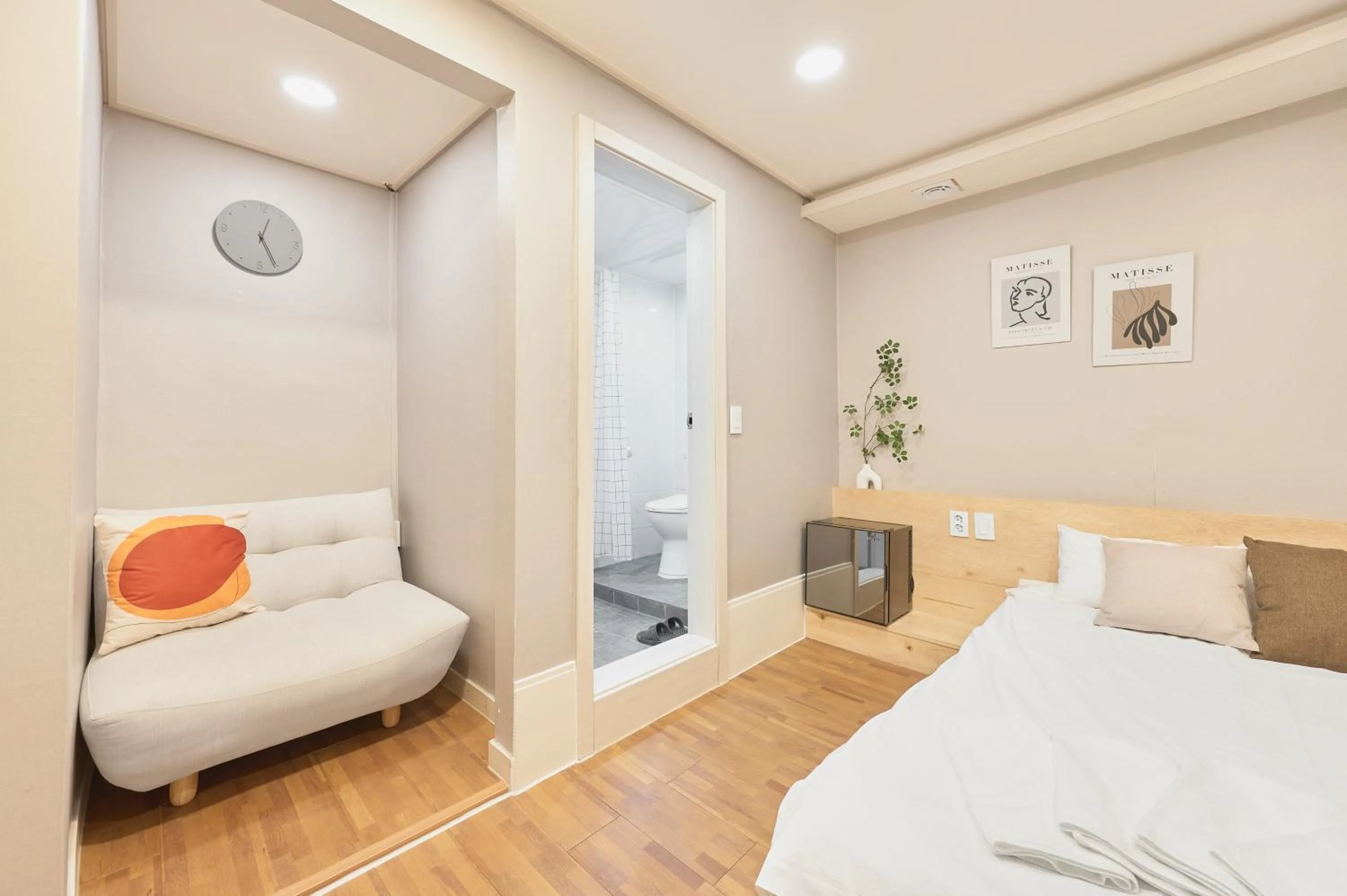 Bed in Dawoo House 2 in Hongdae