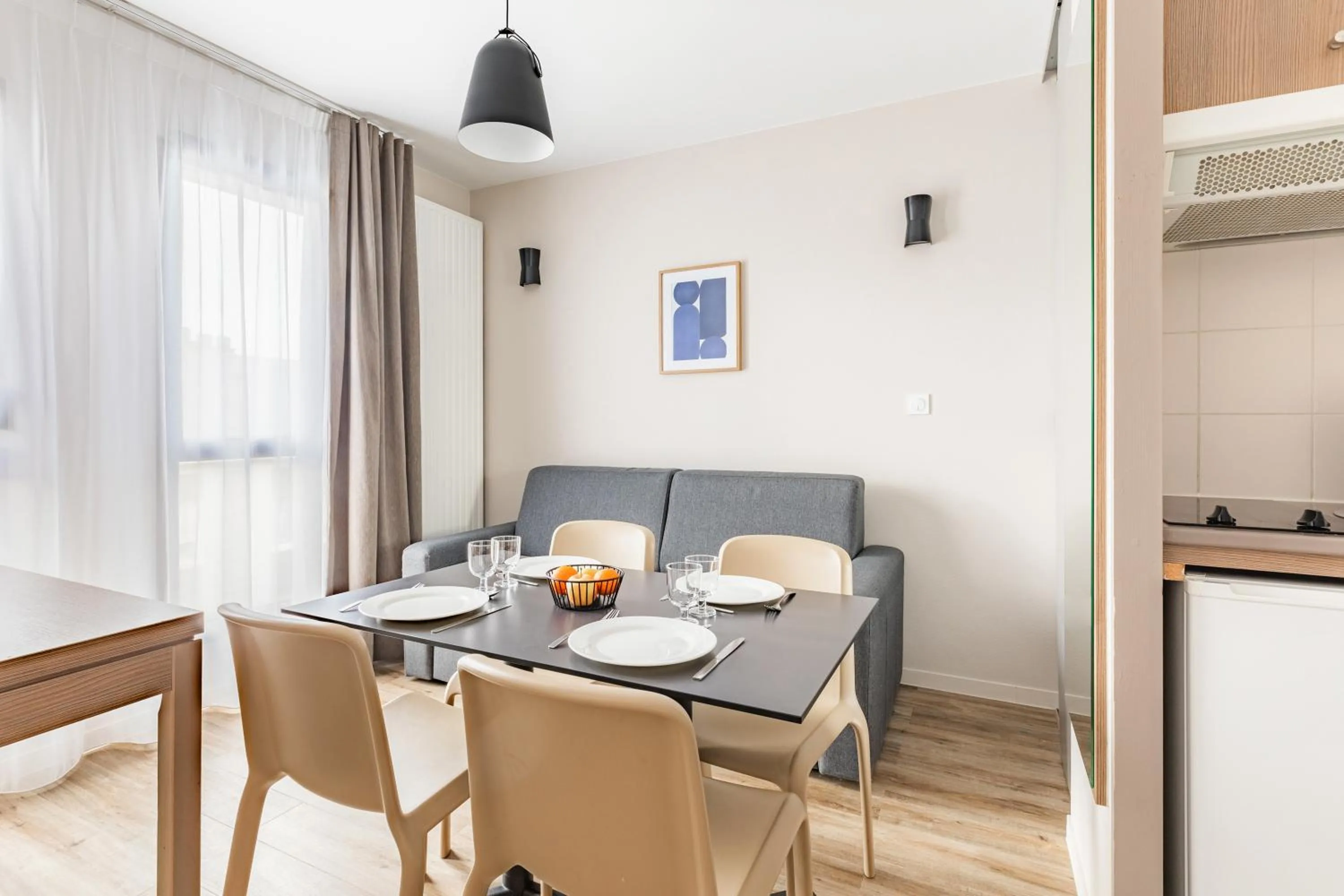 Living room in Appart'City Confort Angers