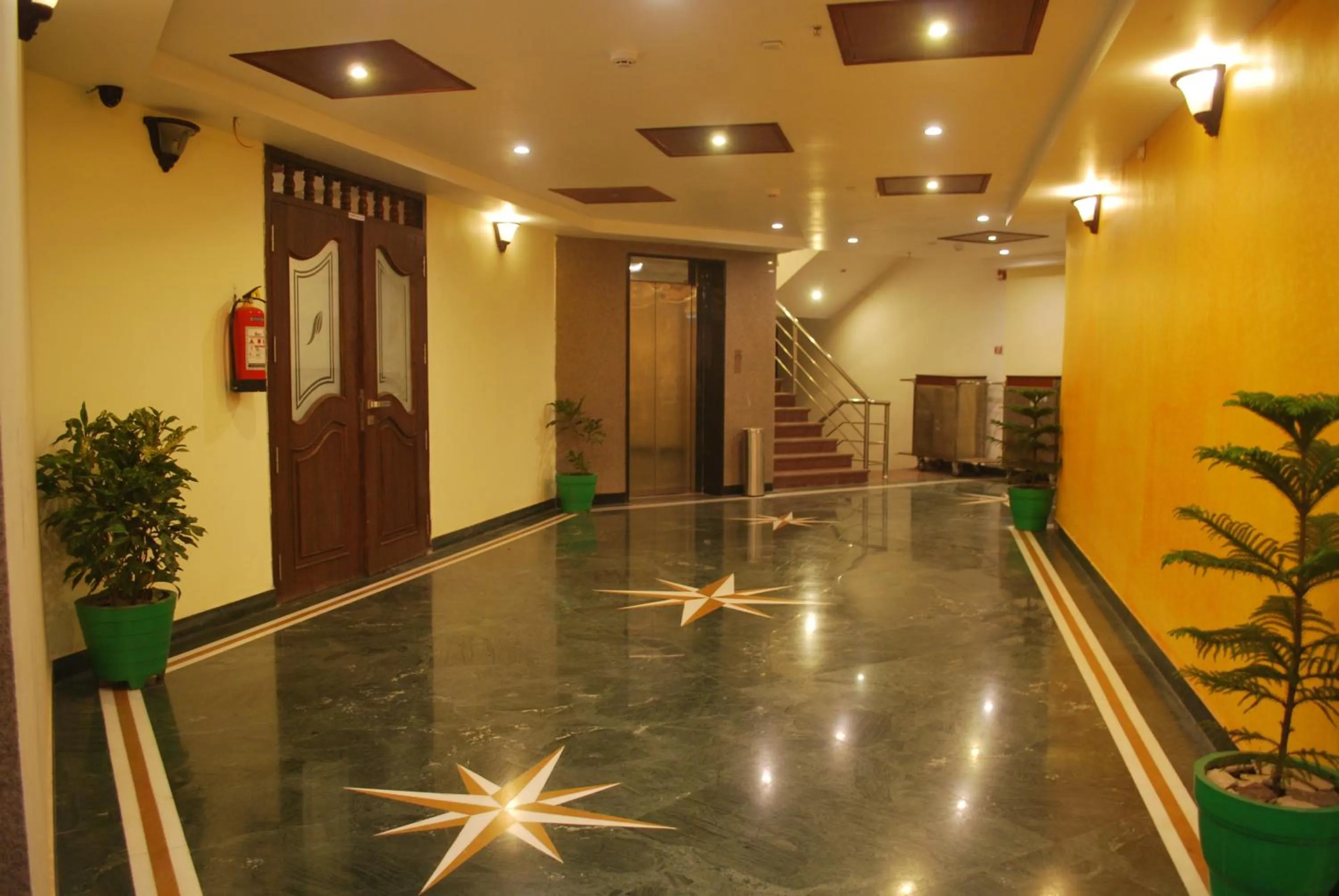 Lobby or reception in Hotel Sidharth