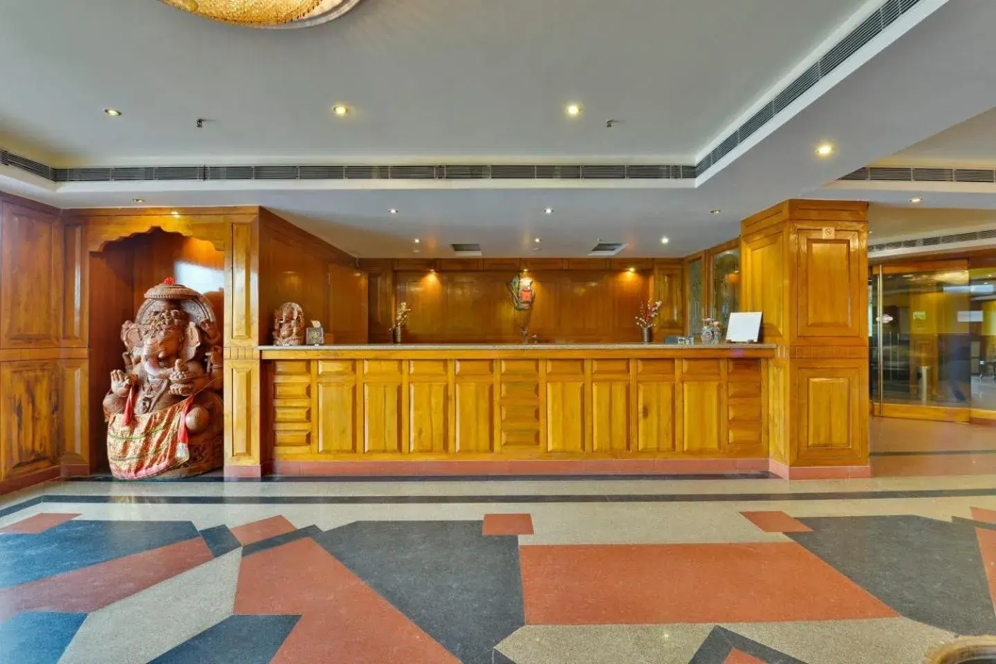 Lobby or reception in Hotel Sidharth Lobby or reception in Hotel Sidharth