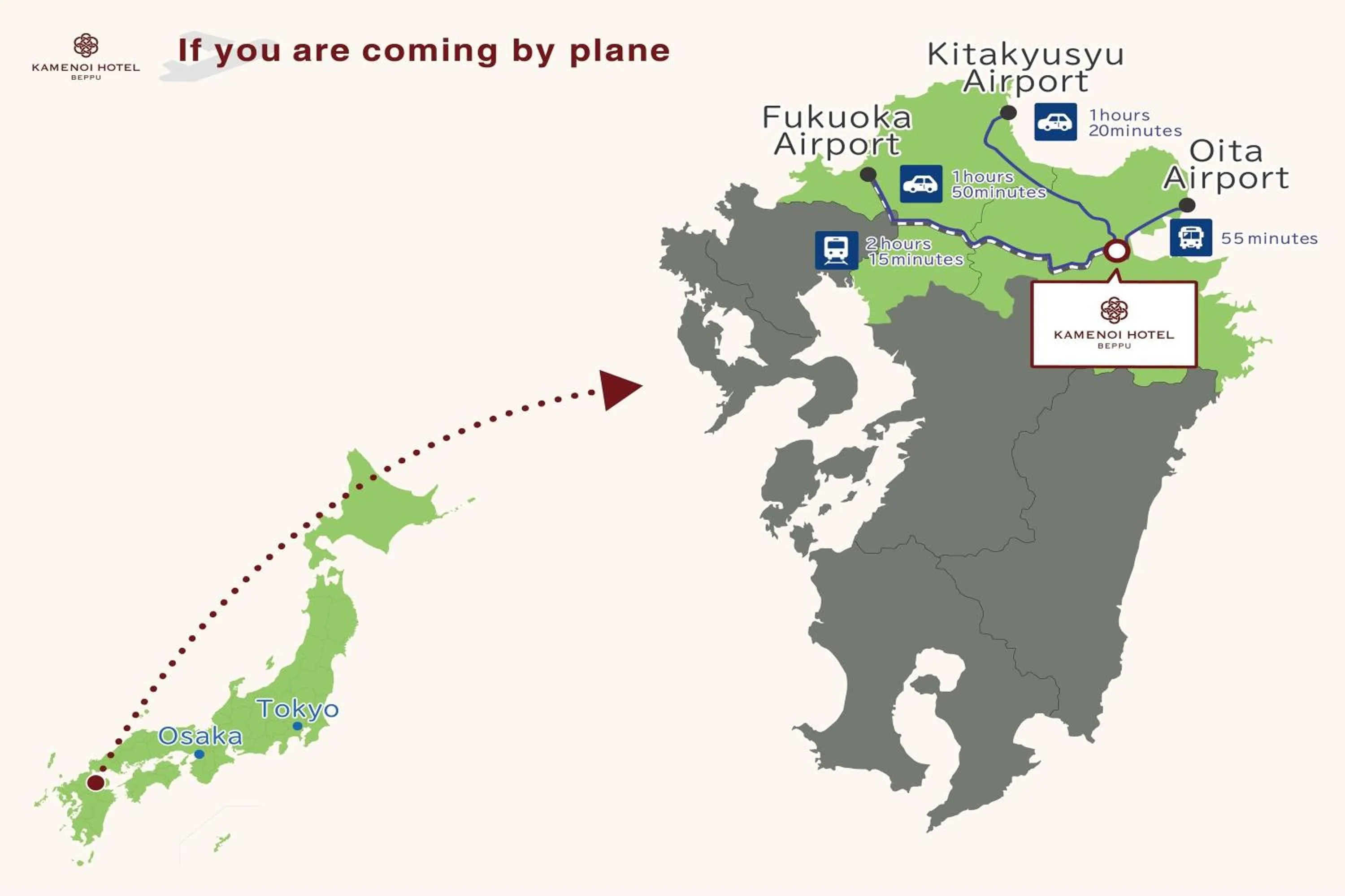 Off site in KAMENOI HOTEL Beppu