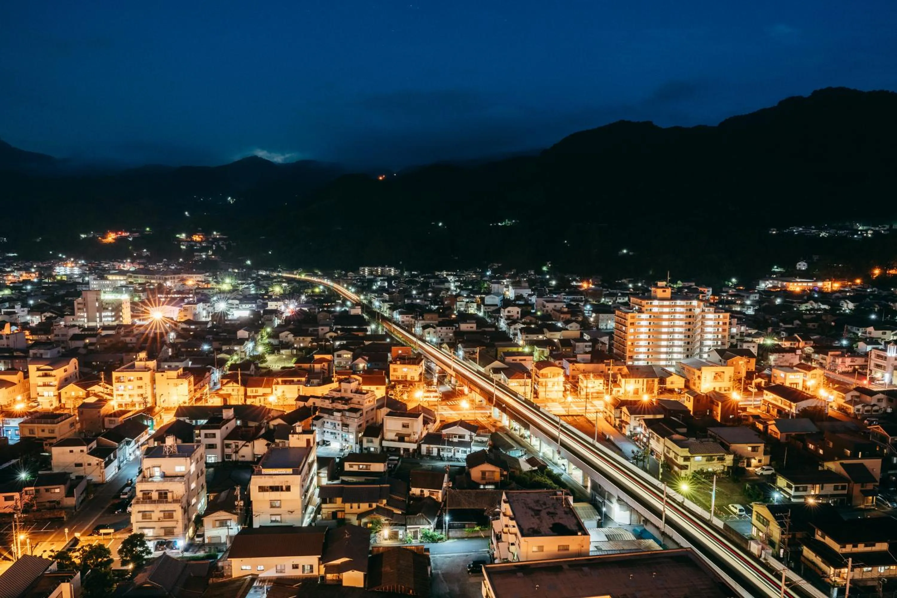 City view in KAMENOI HOTEL Beppu