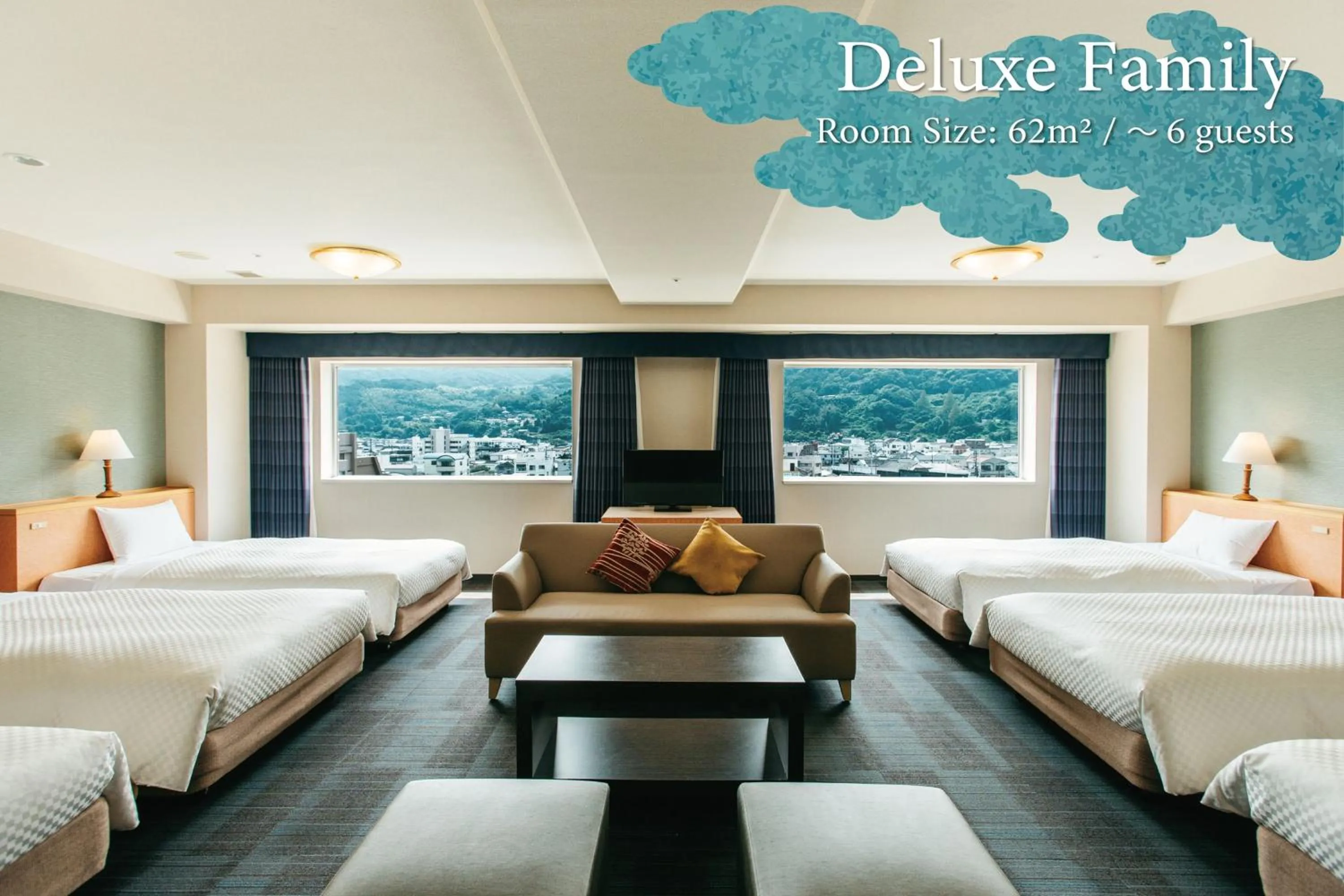 Photo of the whole room, Bed in KAMENOI HOTEL Beppu