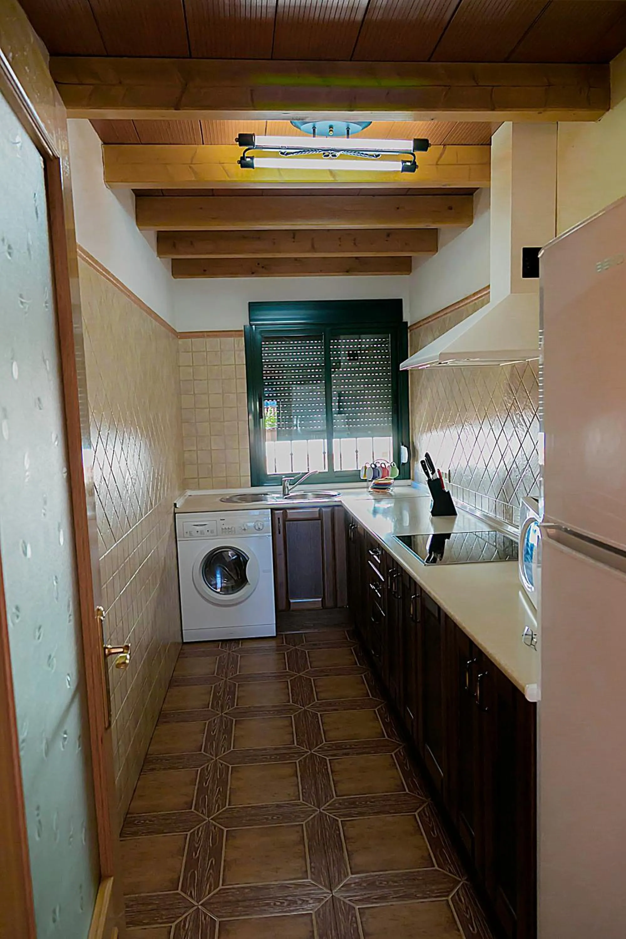 Kitchen or kitchenette in Apartamentos Los Panchos
